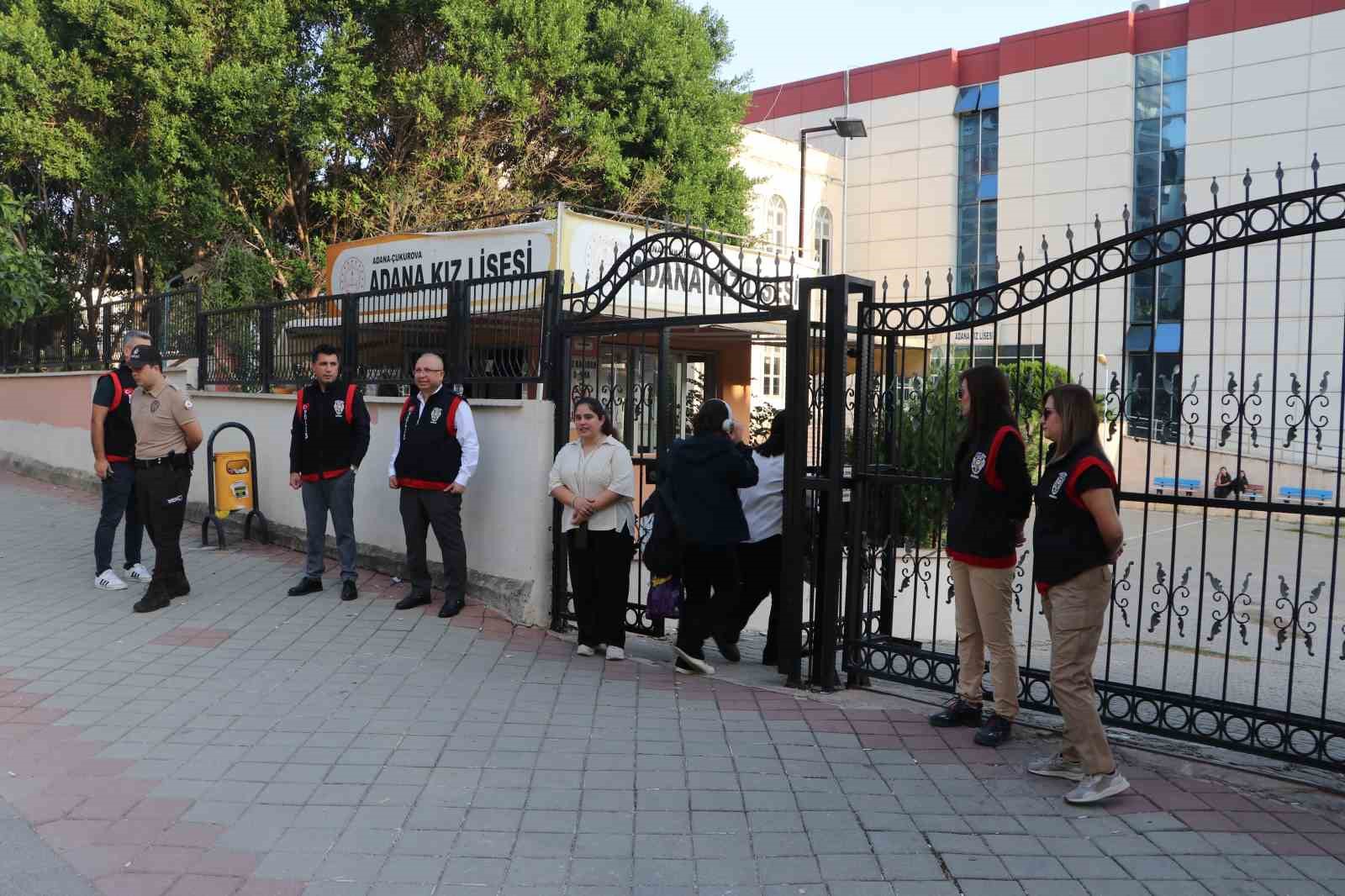 Adana’da bin 104 okulda güvenlik denetimi gerçekleştirildi
