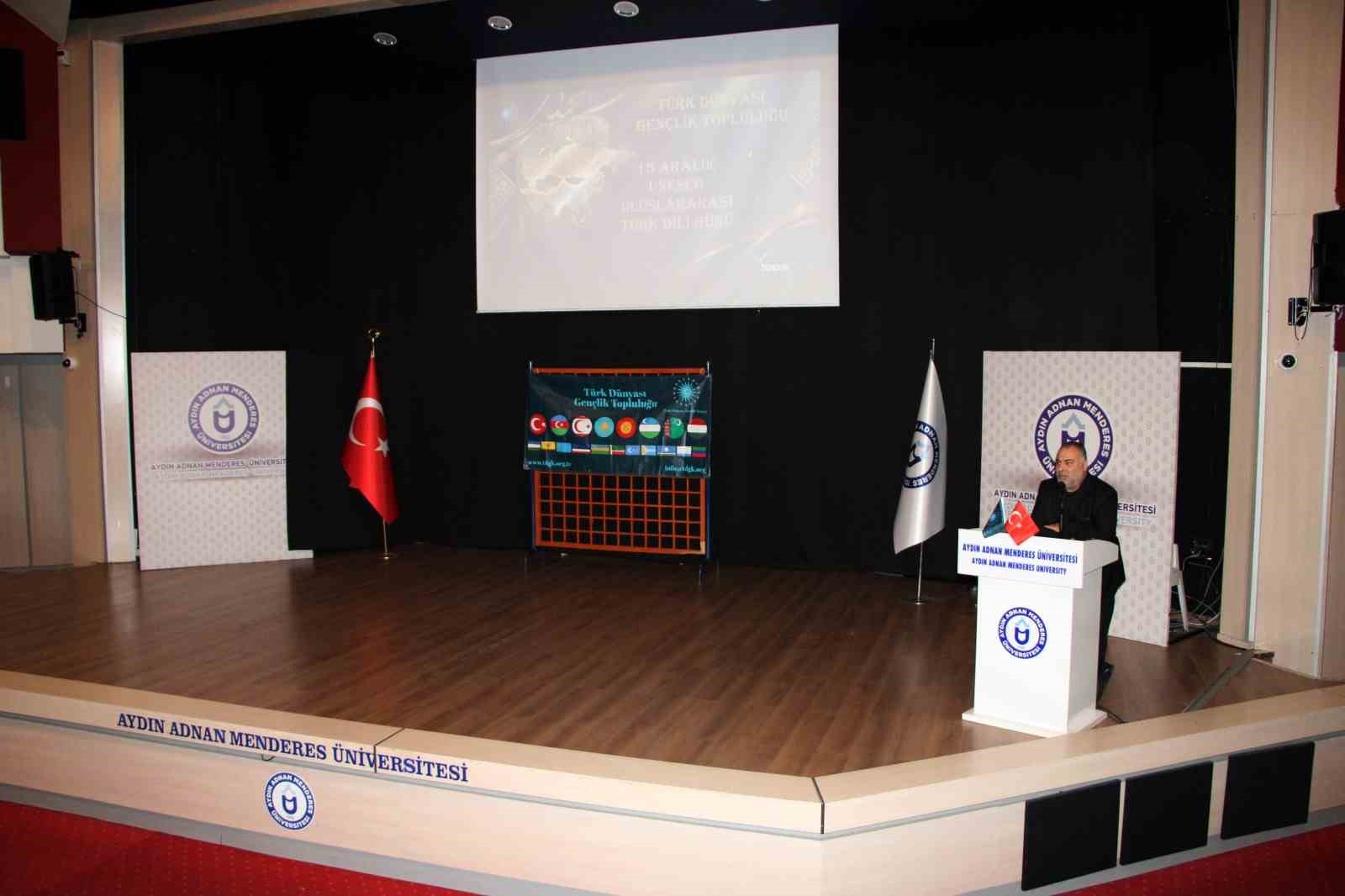 ADÜ’de Türk Dilinin Tarihi ve Birliği Konuşuldu
