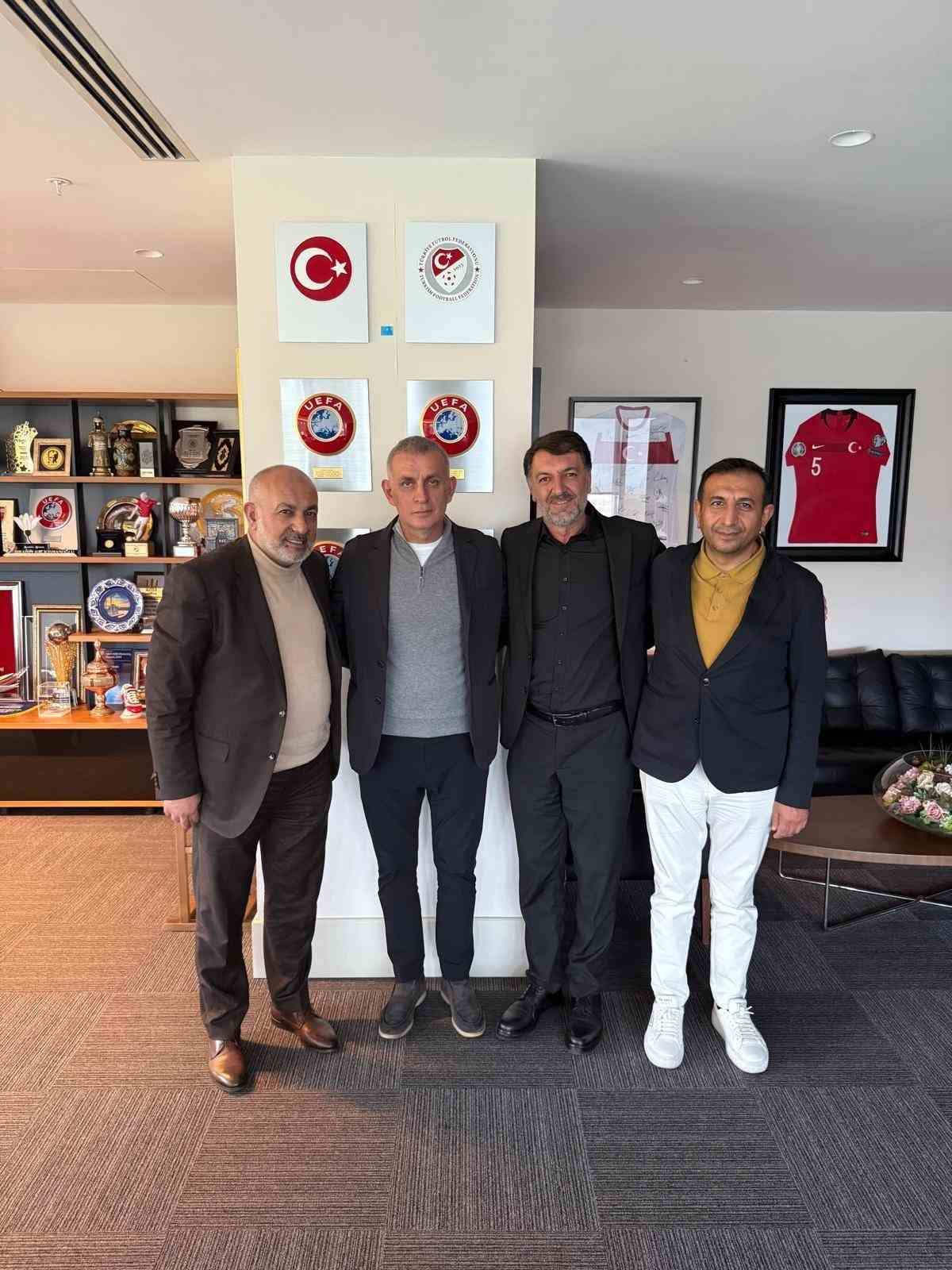 Ali Çamlı’dan TFF Başkanı Hacıosmanoğlu’na ziyaret
