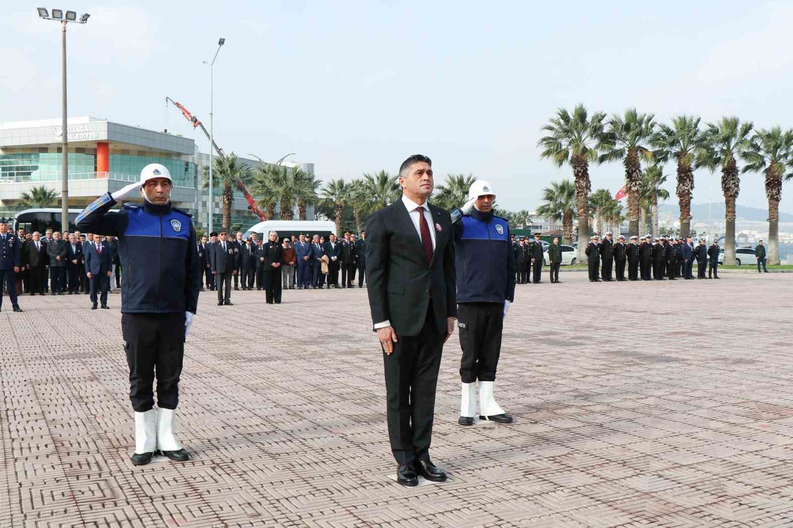 Aliağa’da Çanakkale Zaferi’nin 111. yıl dönümü kutlandı
