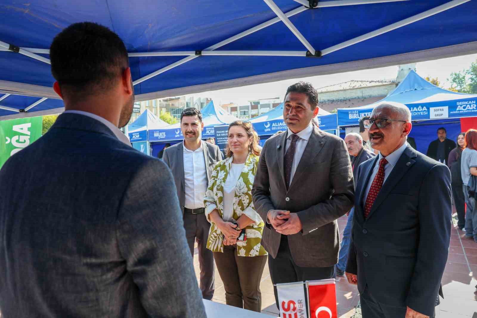 Aliağa’da kariyer ve iş fuarı düzenlendi

