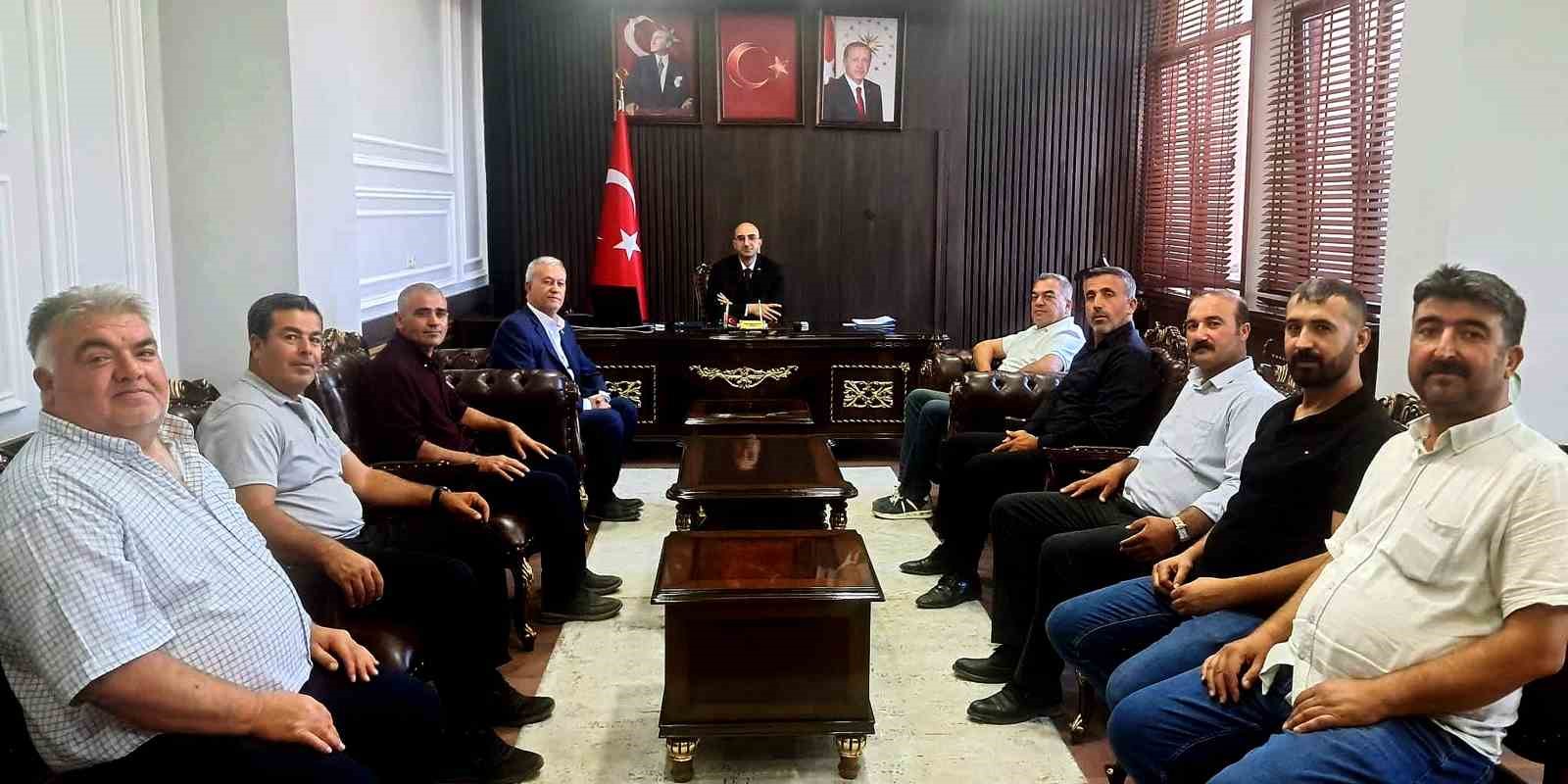 Altun’dan, Kaymakam Ceylan’a hayırlı olsun ziyareti
