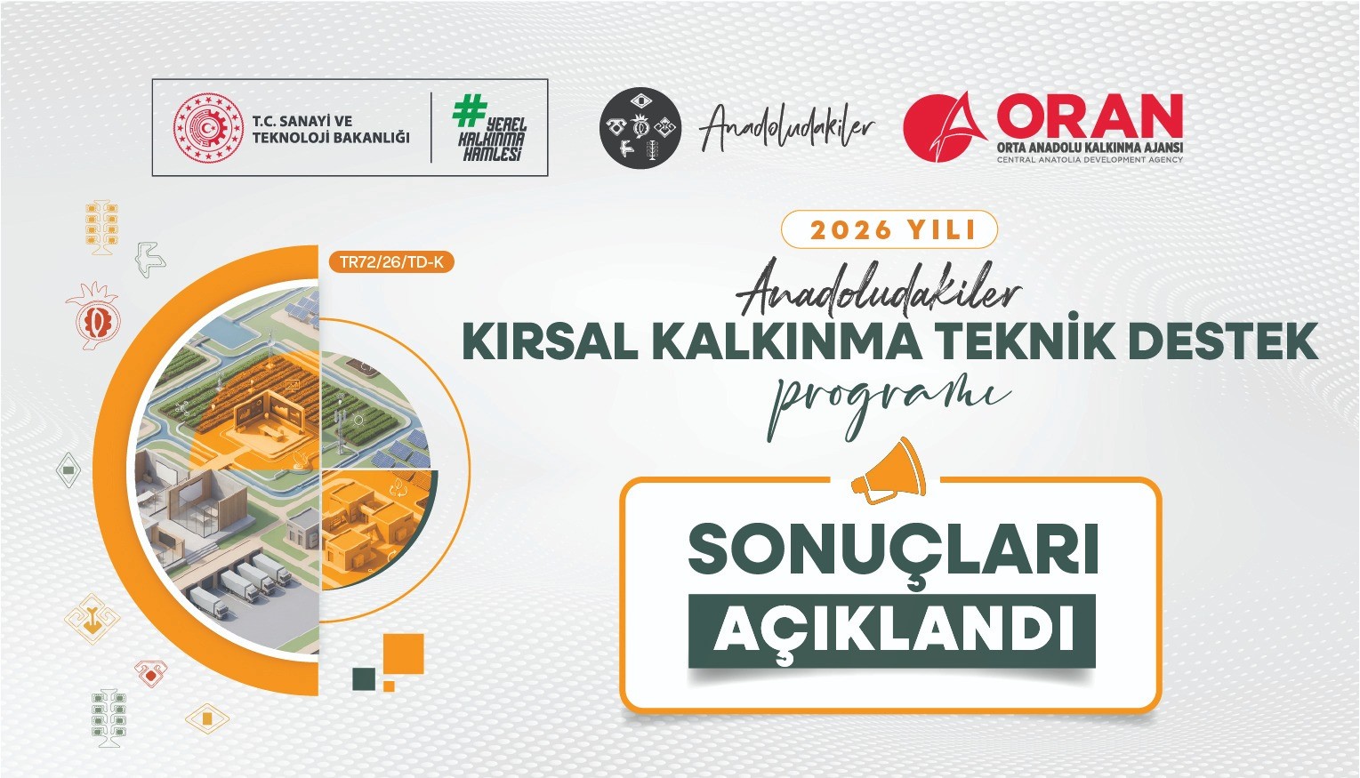 Anadoludakiler Kırsal Kalkınma Teknik Destek Programı’nda 6 proje başarılı bulundu
