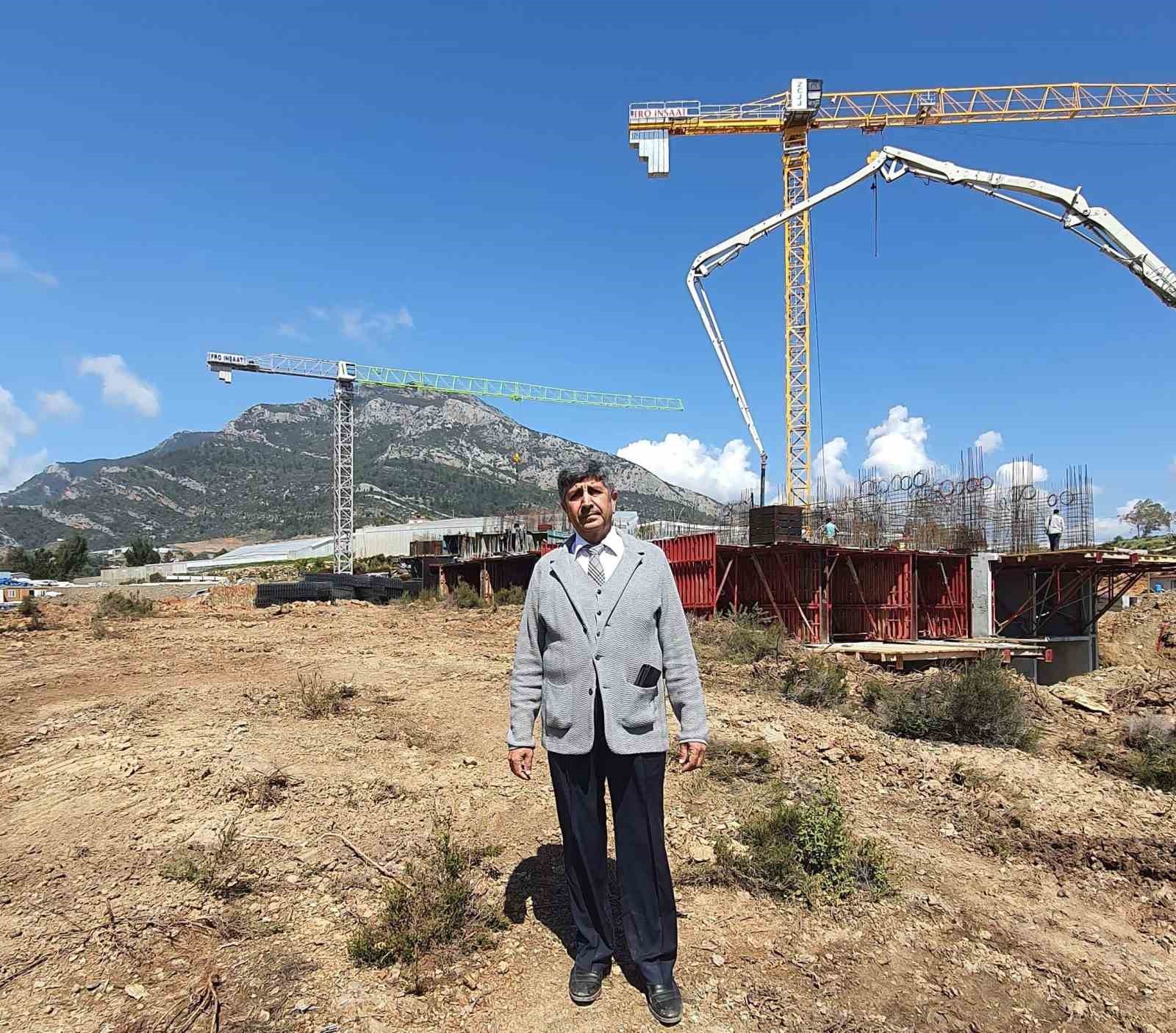 Anamur’da yapılacak caminin kıblesi yerinde belirlendi
