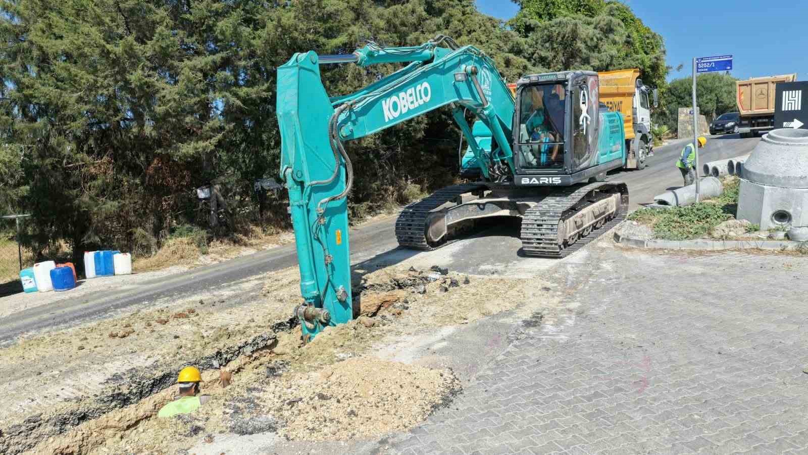 Aydın Büyükşehir Belediyesi’nden Kuşadası’nda altyapı yatırımı
