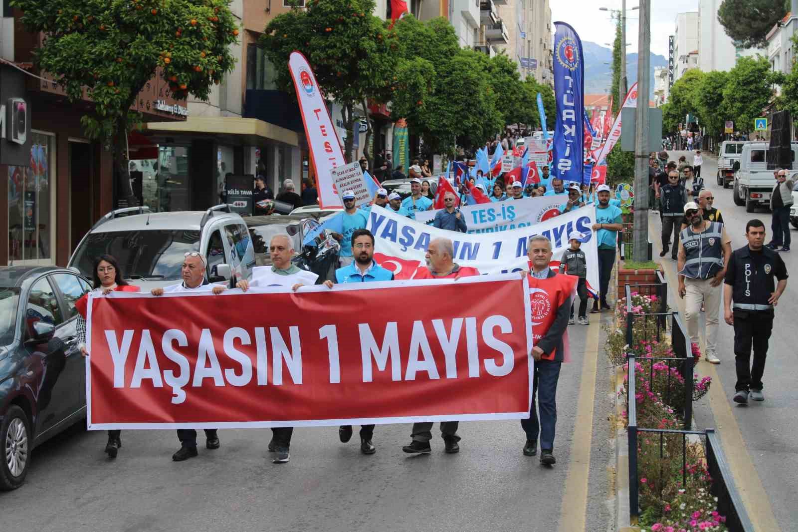 Aydın’da ’işçiler’ için yürüdüler
