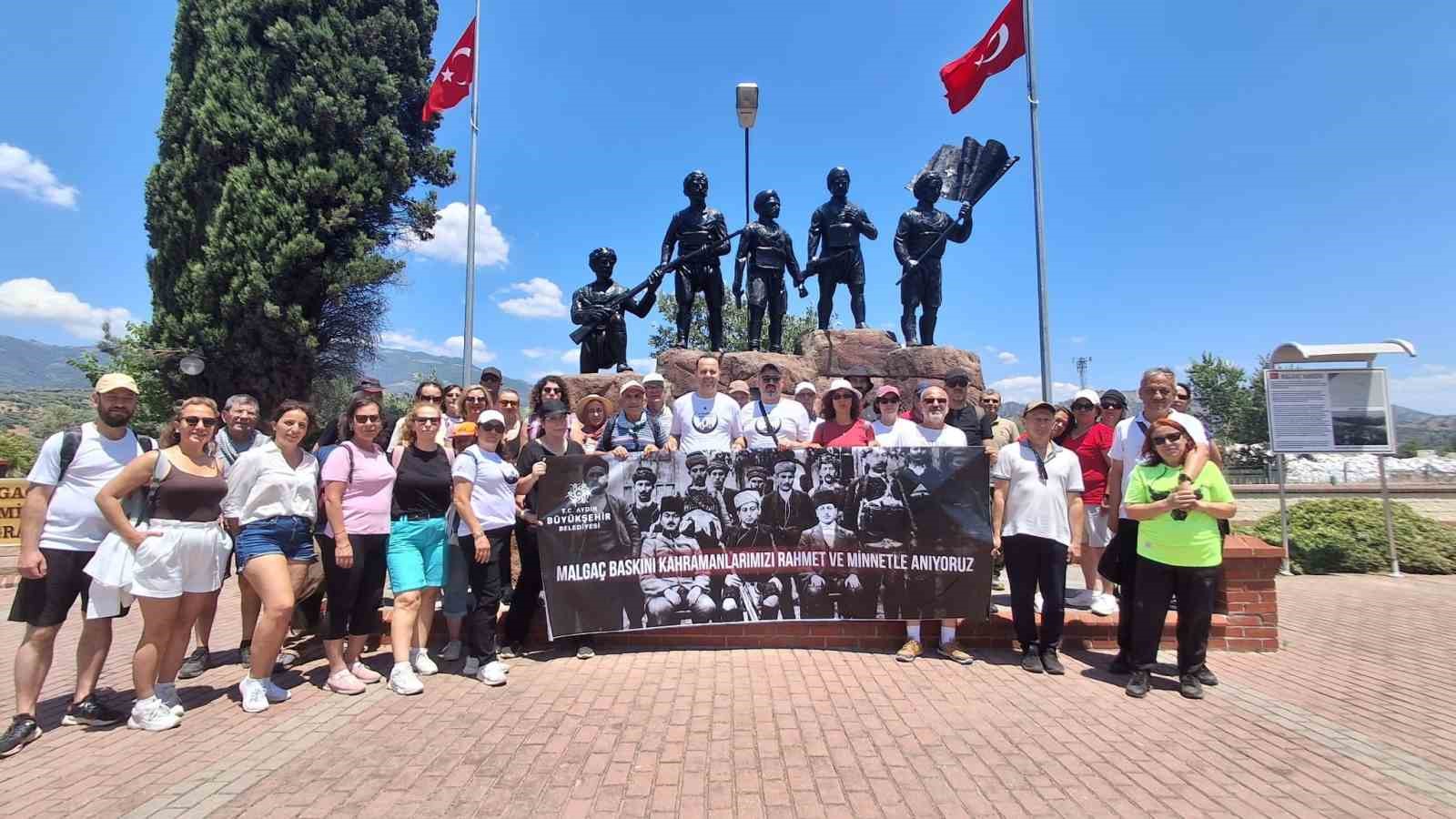 Aydın’da Malgaç Baskını’nın yıl dönümünde anlamlı yürüyüş
