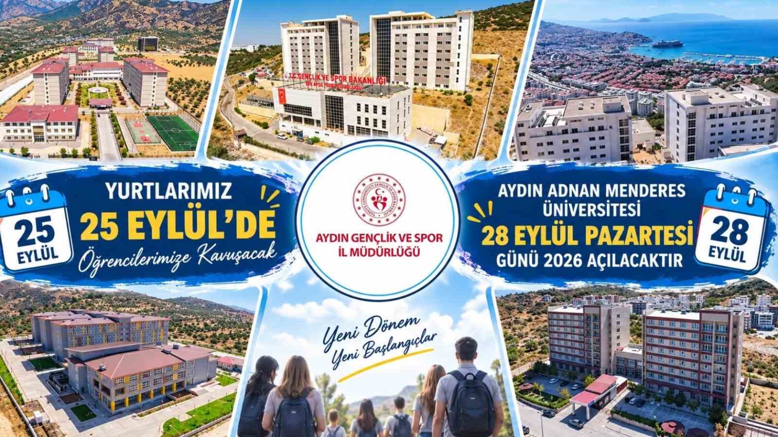 Aydın’da üniversite öğrencileri için geri sayım başladı
