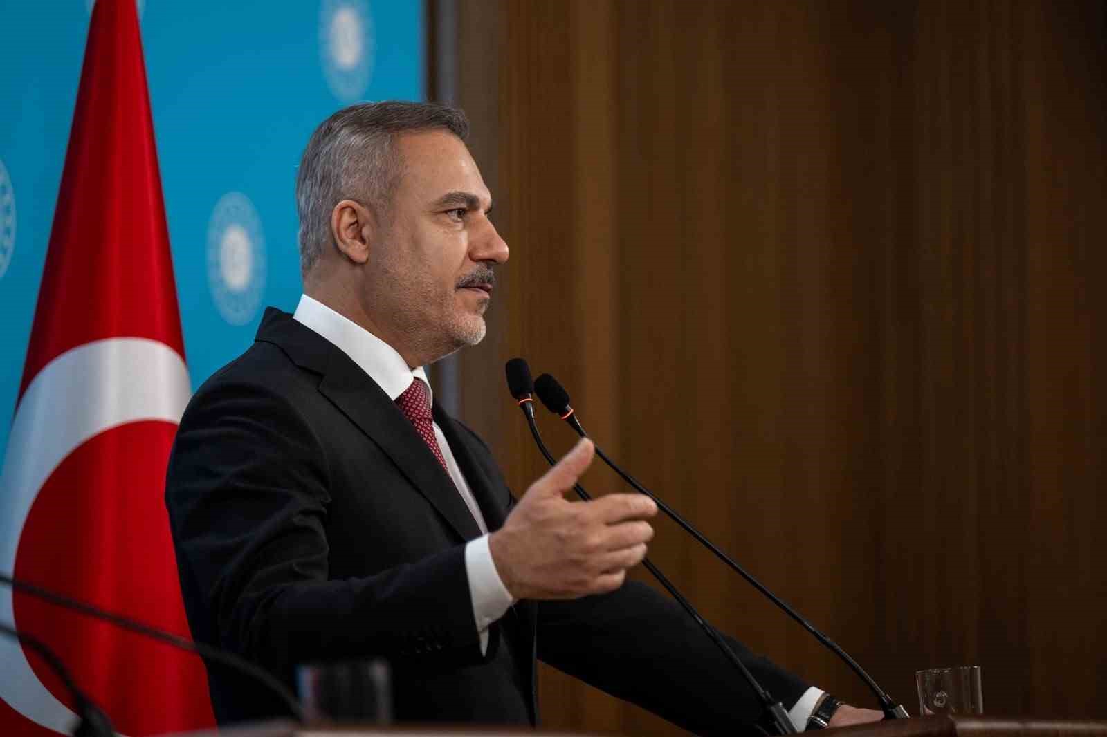 Bakan Fidan: "Türkiye ile Suriye’nin refah ve istikrarını birbirinden ayrı görmemiz mümkün değil"
