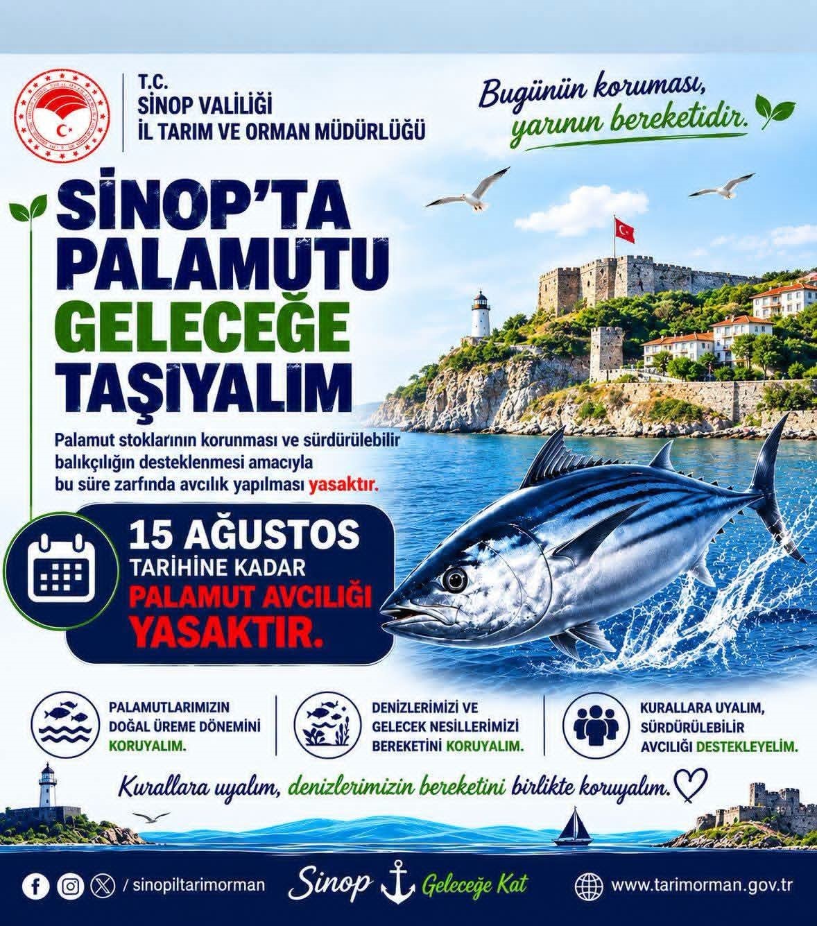 Balıkçılara ’palamut’ uyarısı

