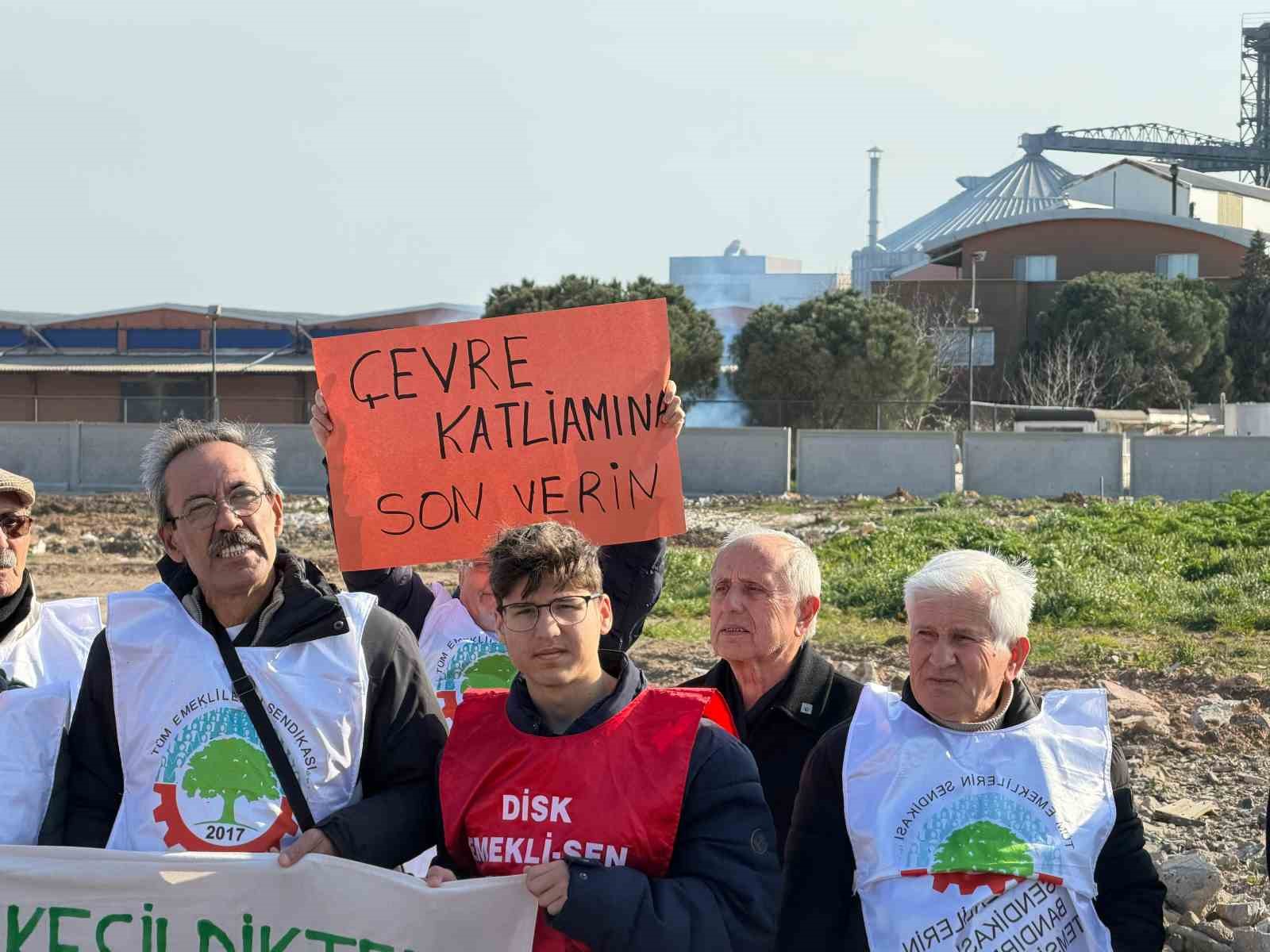 Bandırma’da ’ÇED olumlu’ raporu verilen kimyasal tesise tepki
