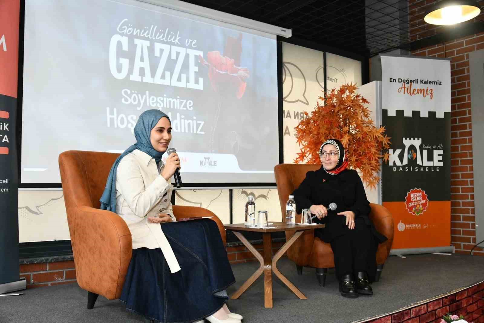 Başiskele’de "Gönüllülük ve Gazze" söyleşisi düzenlendi
