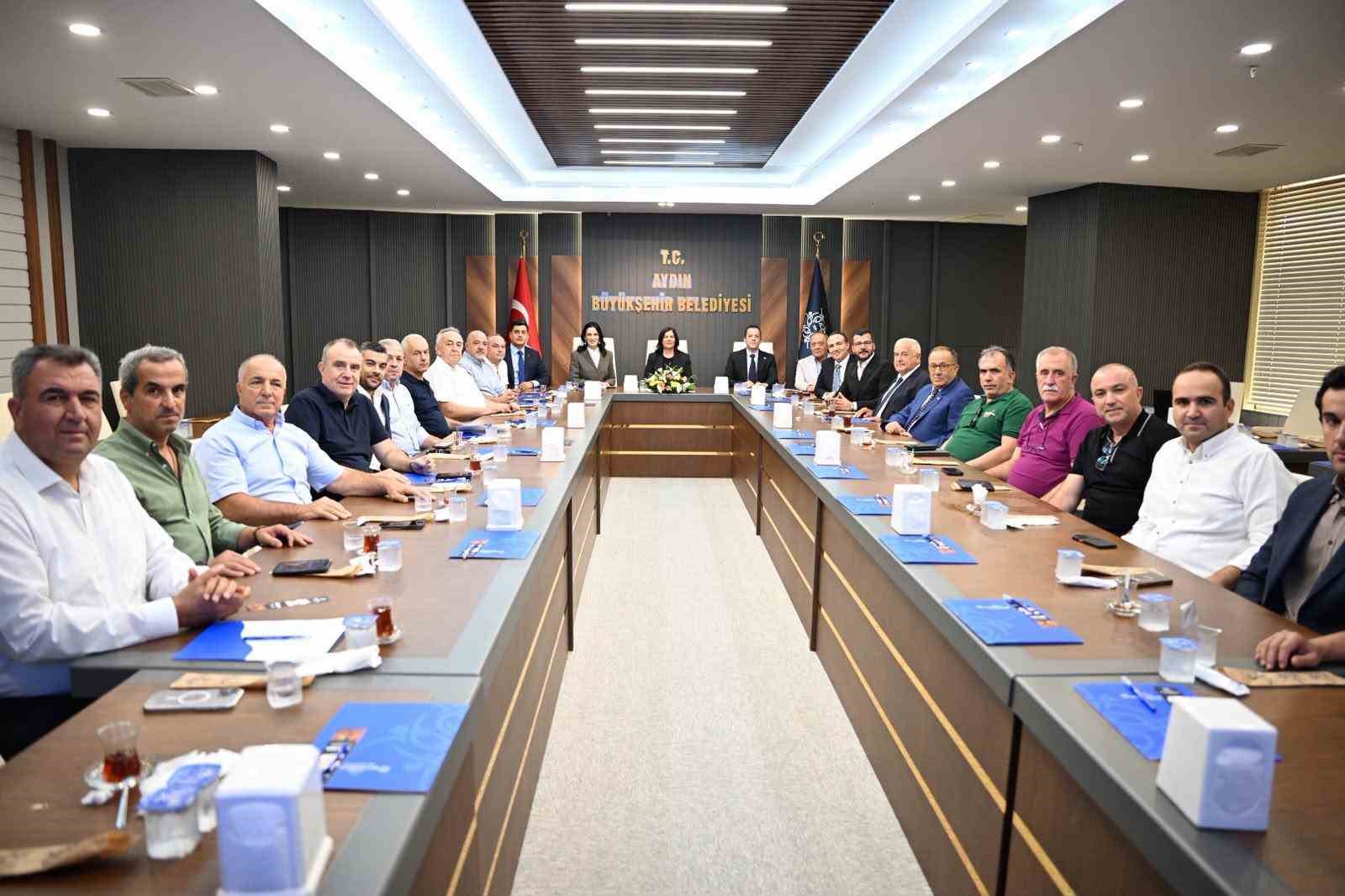 Başkan Çerçioğlu incir ihracatçıları ile buluştu
