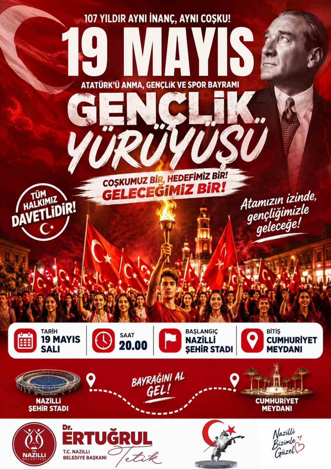 Başkan Tetik, vatandaşları yürüyüşe davet etti
