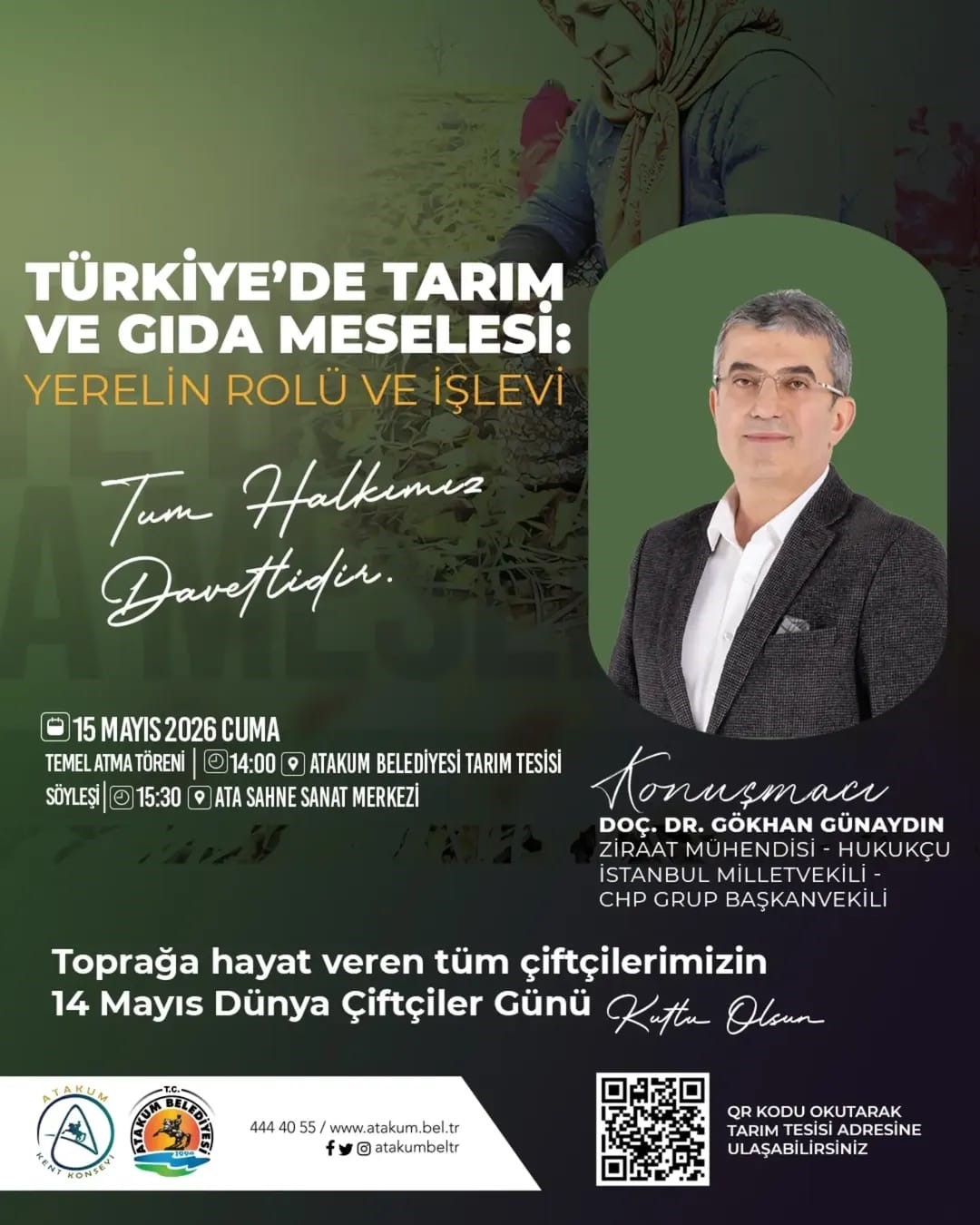 Başkan Türkel: "Atakum Tarım Tesisi, şehirdeki kırsal kalkınma çalışmalarına katkı sağlayacak"

