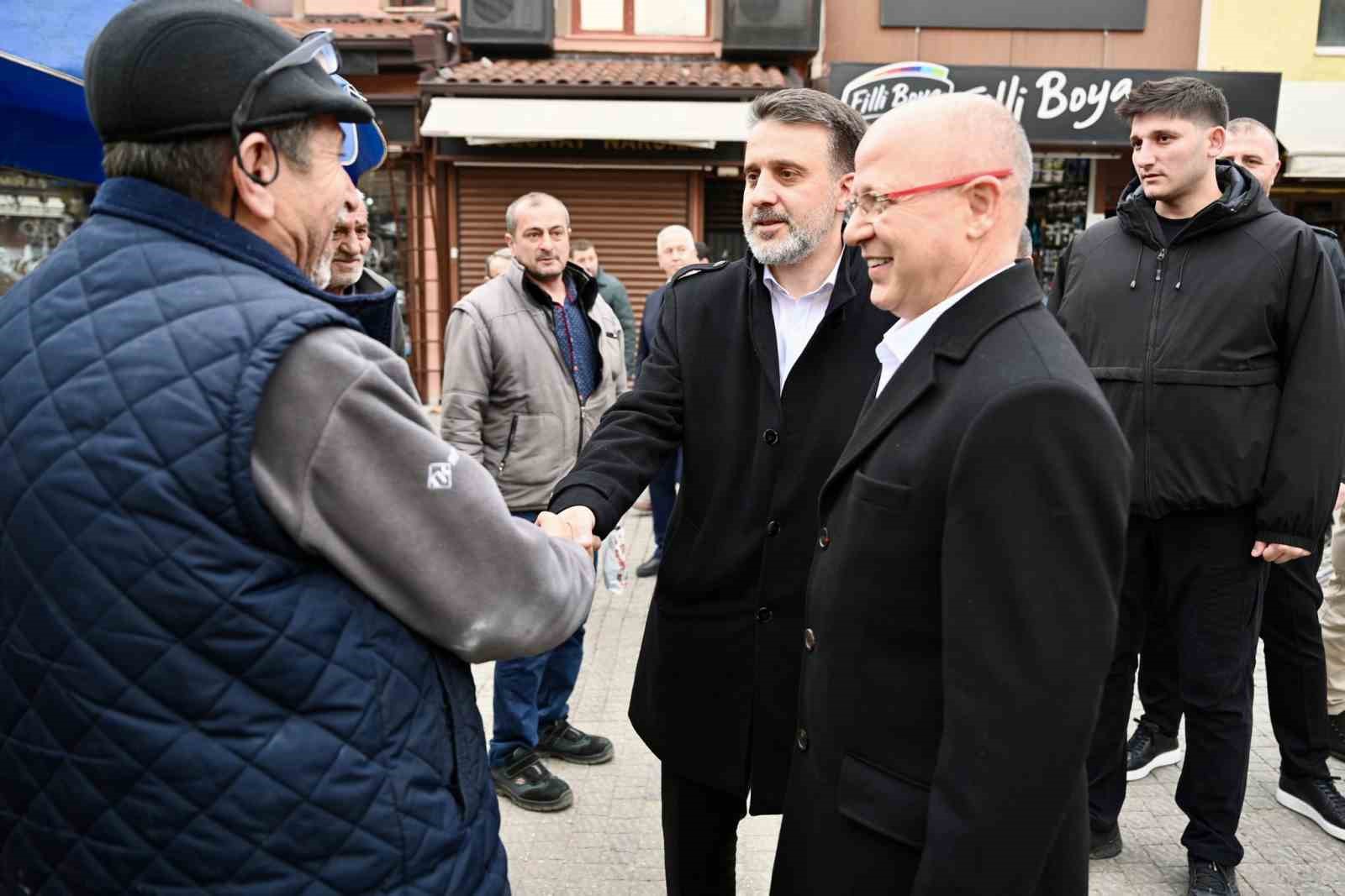 Başkan Vekili Biba, esnafla bir araya geldi
