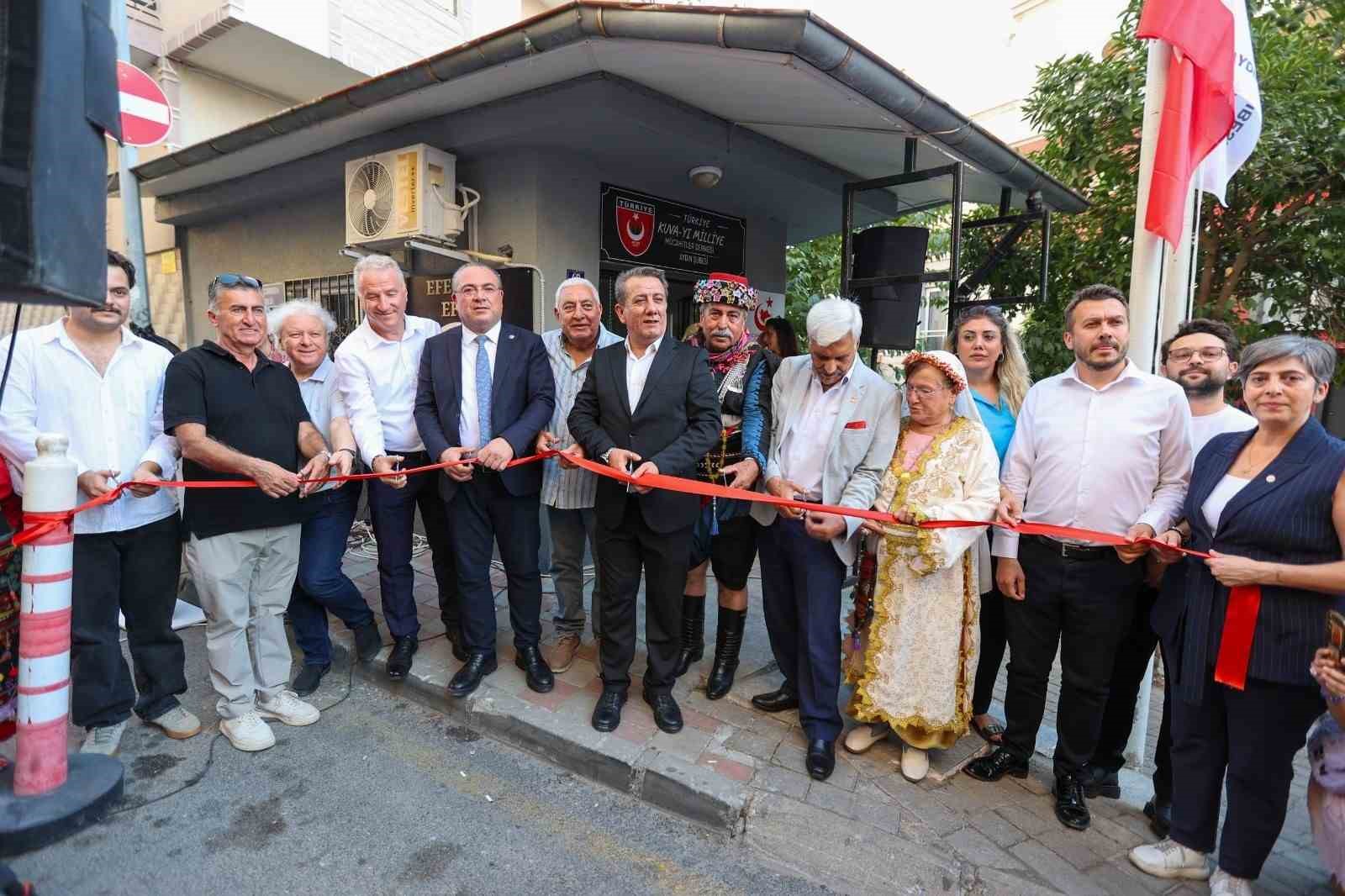 Başkan Yetişkin, Kuva-yı Milliye Mücahitler Derneği Aydın Şubesi’nin hizmet binasını açtı

