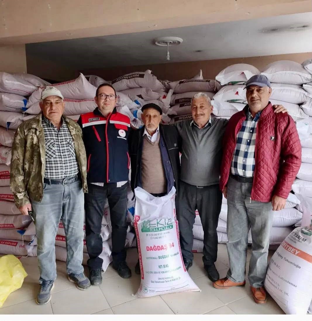 Bayat’ta üreticilere yüzde 50 hibe destekli buğday tohumu dağıtıldı
