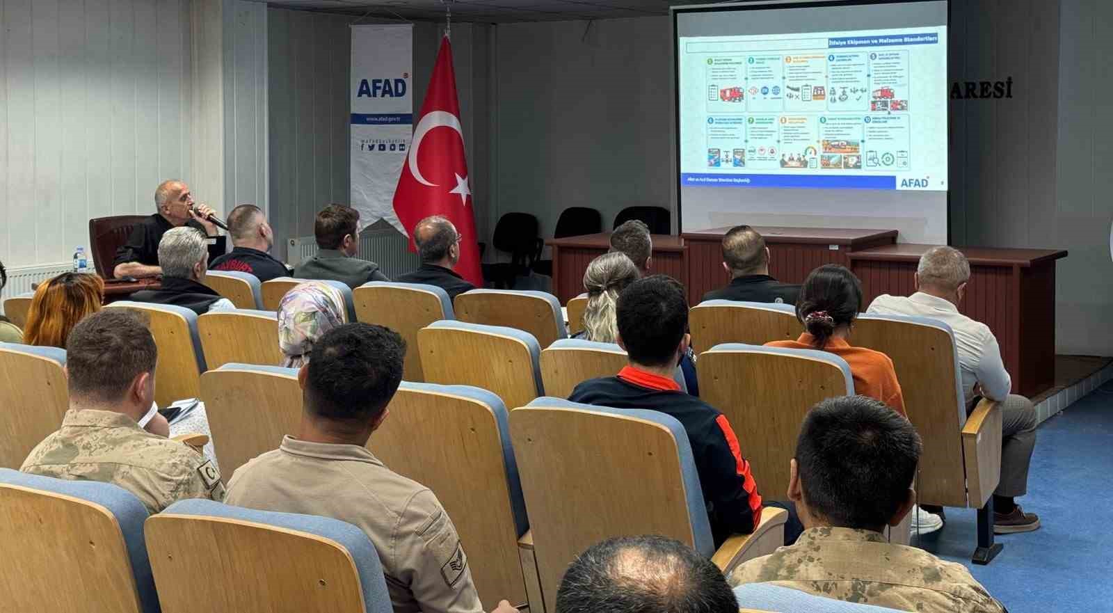 Bayburt’ta orman yangınlarına müdahale eğitimi düzenlendi
