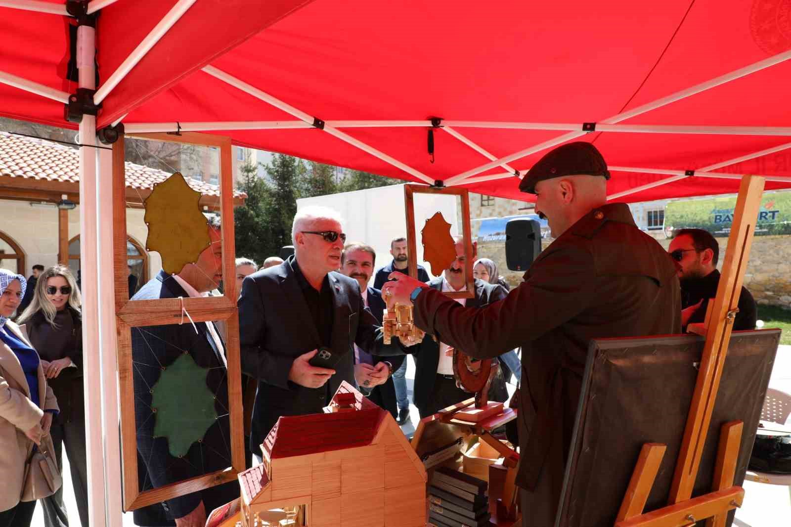 Bayburt’ta yöresel ürün stantları açıldı

