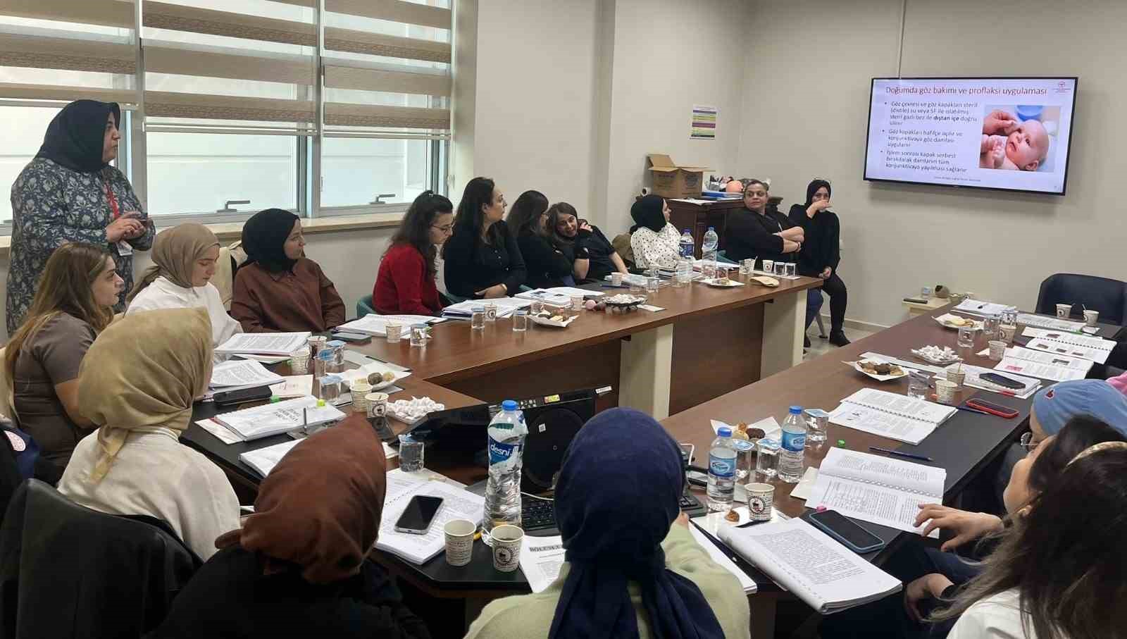BDH personeline temel yenidoğan bakımı eğitimi verildi
