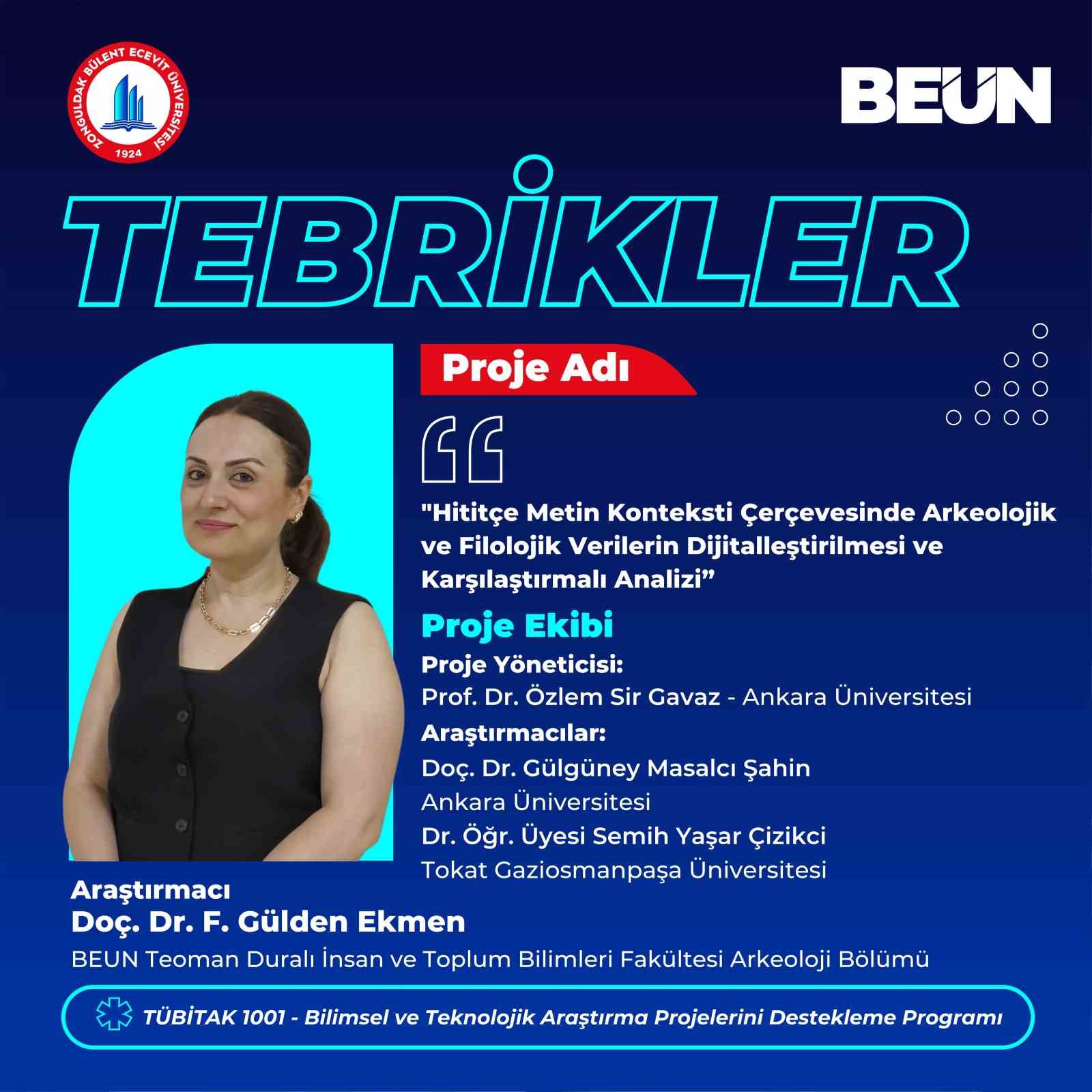 BEUN’un TÜBİTAK 1001 Başarısına Bir Yenisi Daha Eklendi
