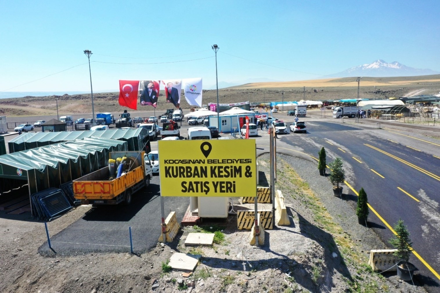 Bölgenin en büyük kesim ve satış yeri Kocasinan’da hazır
