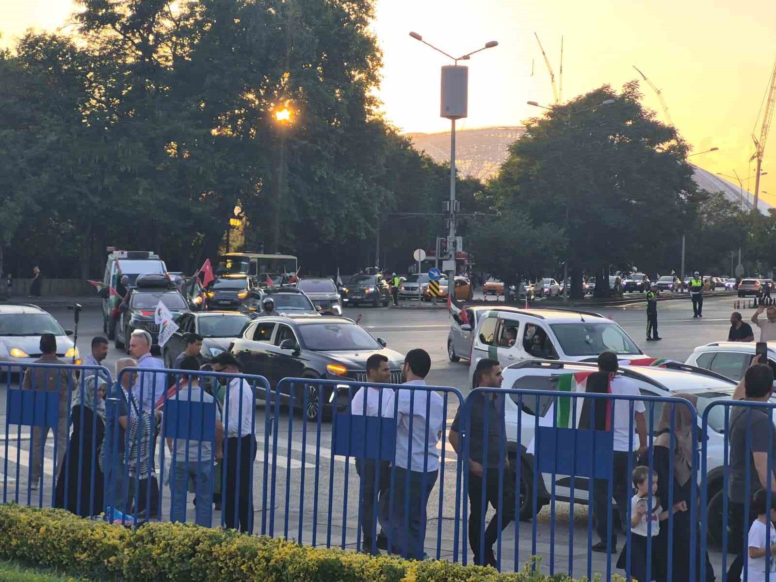 Bosna Hersek’ten yola çıkan "Filistin Konvoyu" Ankara’da karşılandı
