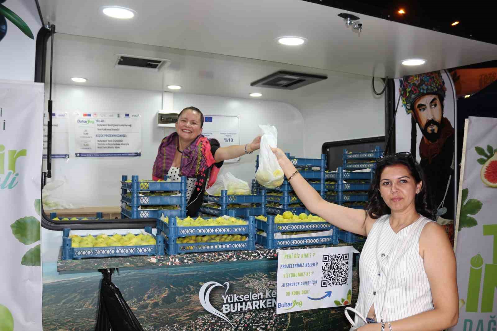 Buharkent Yerel Eylem Grubu, ilçenin sembolü taze inciri tanıttı
