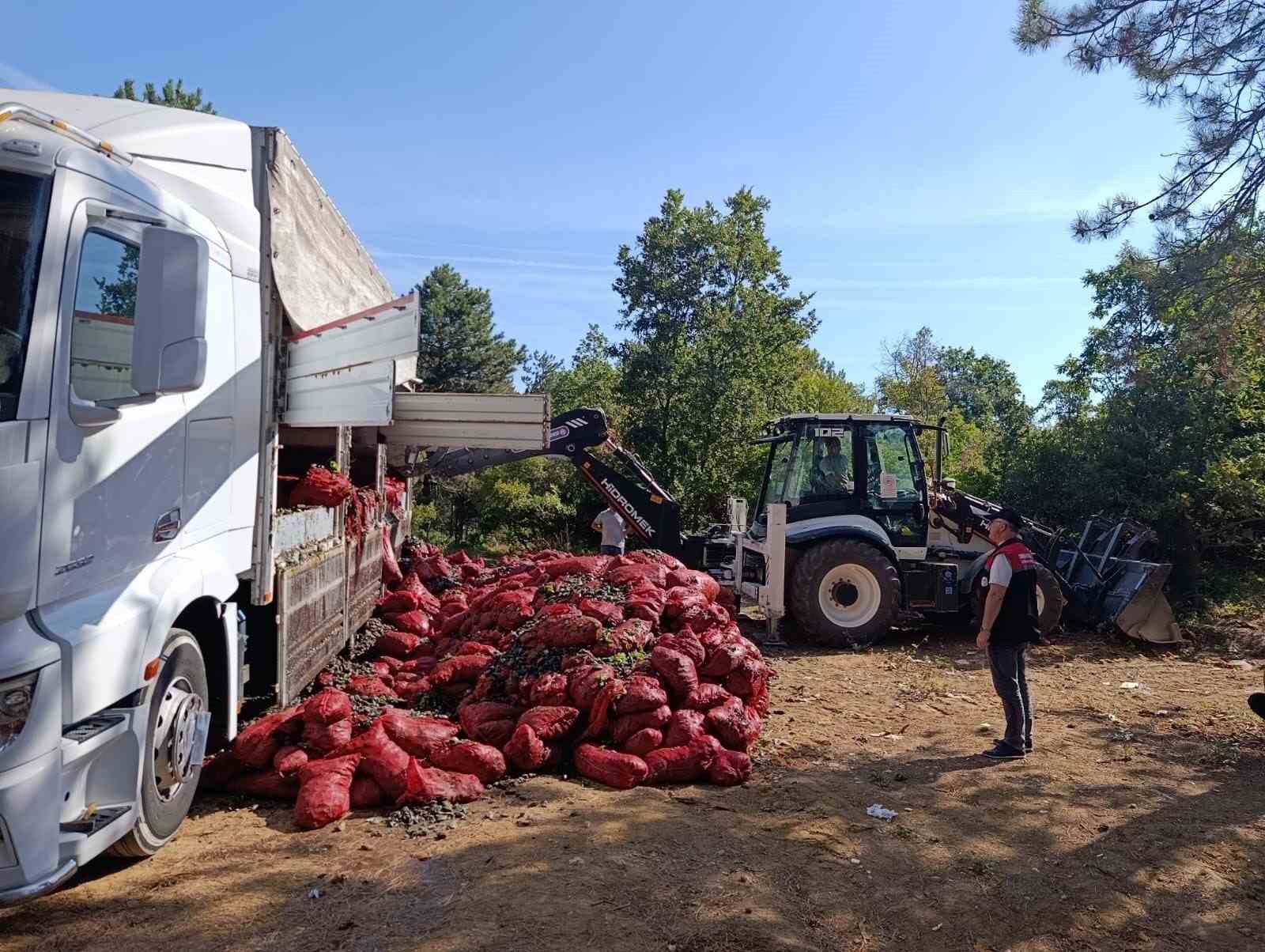 Bursa’da 8 ton midye ele geçirildi
