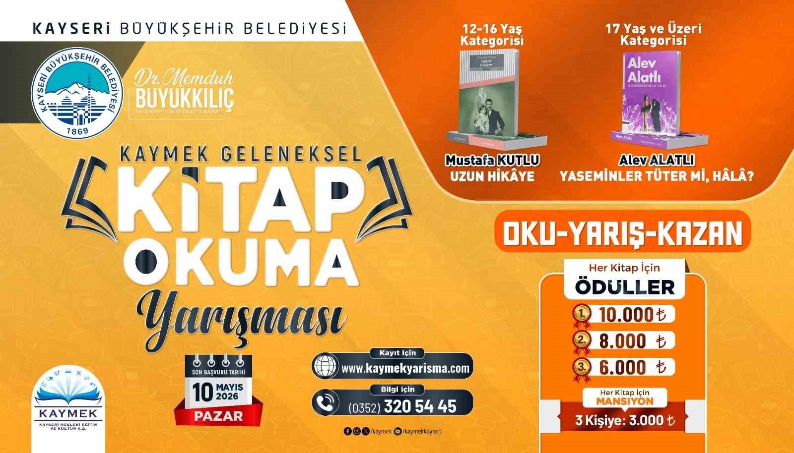 Büyükşehir’den kitap sevgisini büyüten yarışma
