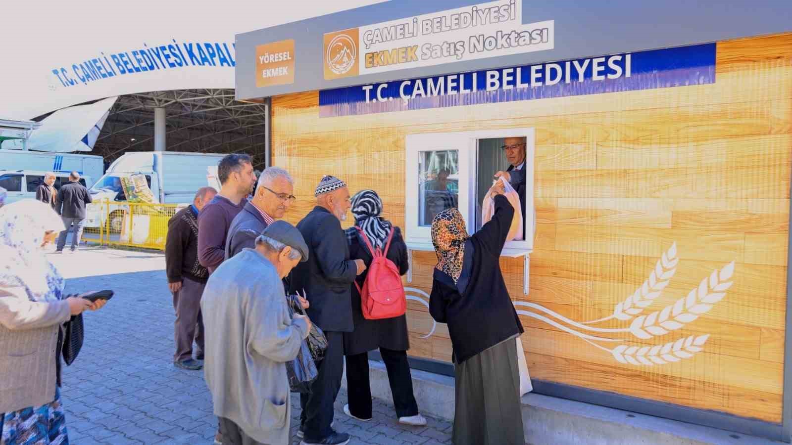 Çameli Belediyesi Yöresel Ekmek Fırınında ilk üretim gerçekleştirildi
