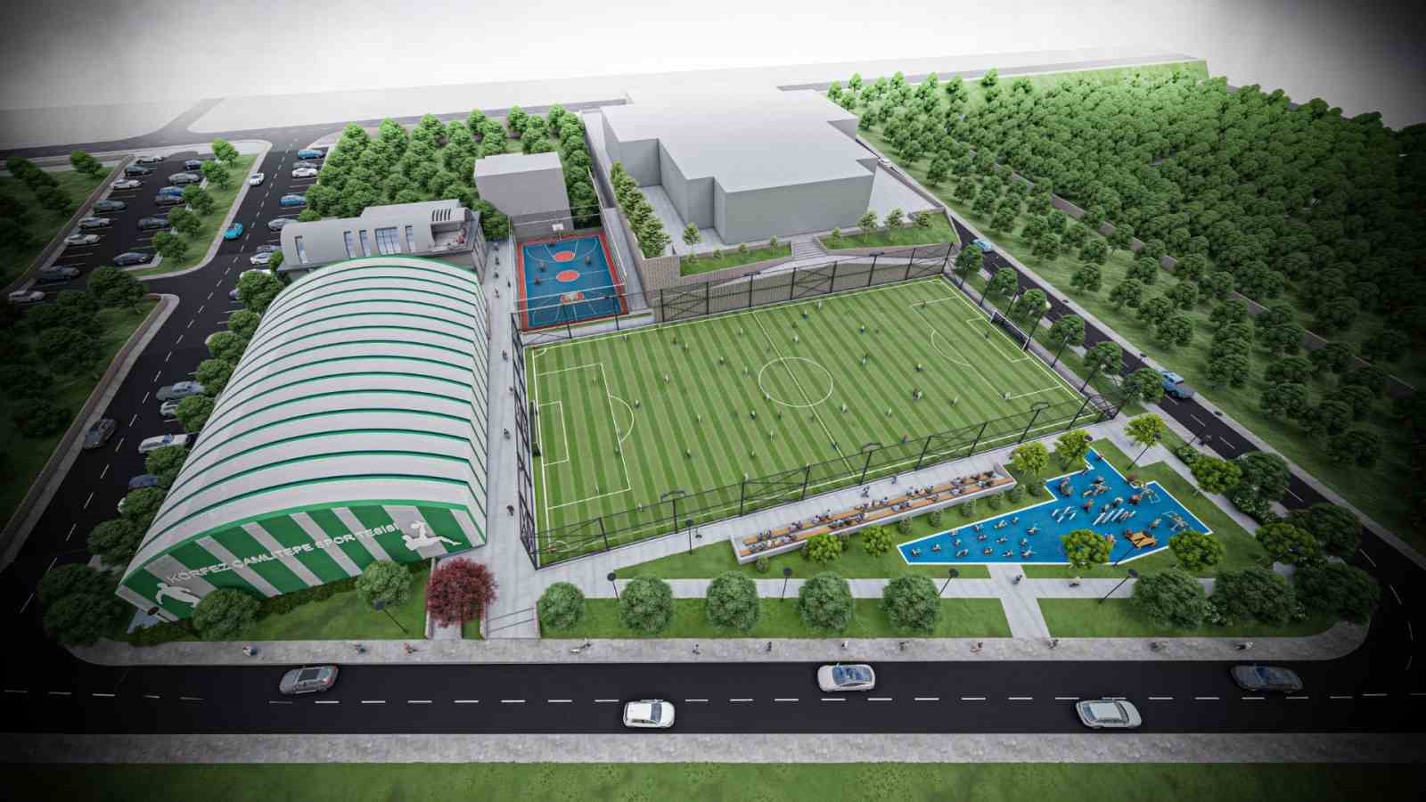 Çamlıtepe Spor Kompleksi’nin yüzde 71’i tamamlandı
