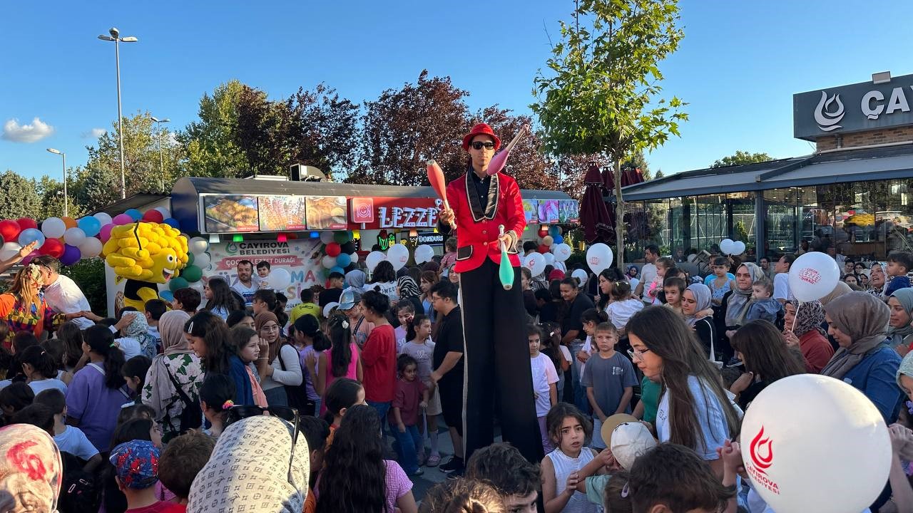 Çayırova’da minikler yazı eğlenceyle uğurladı
