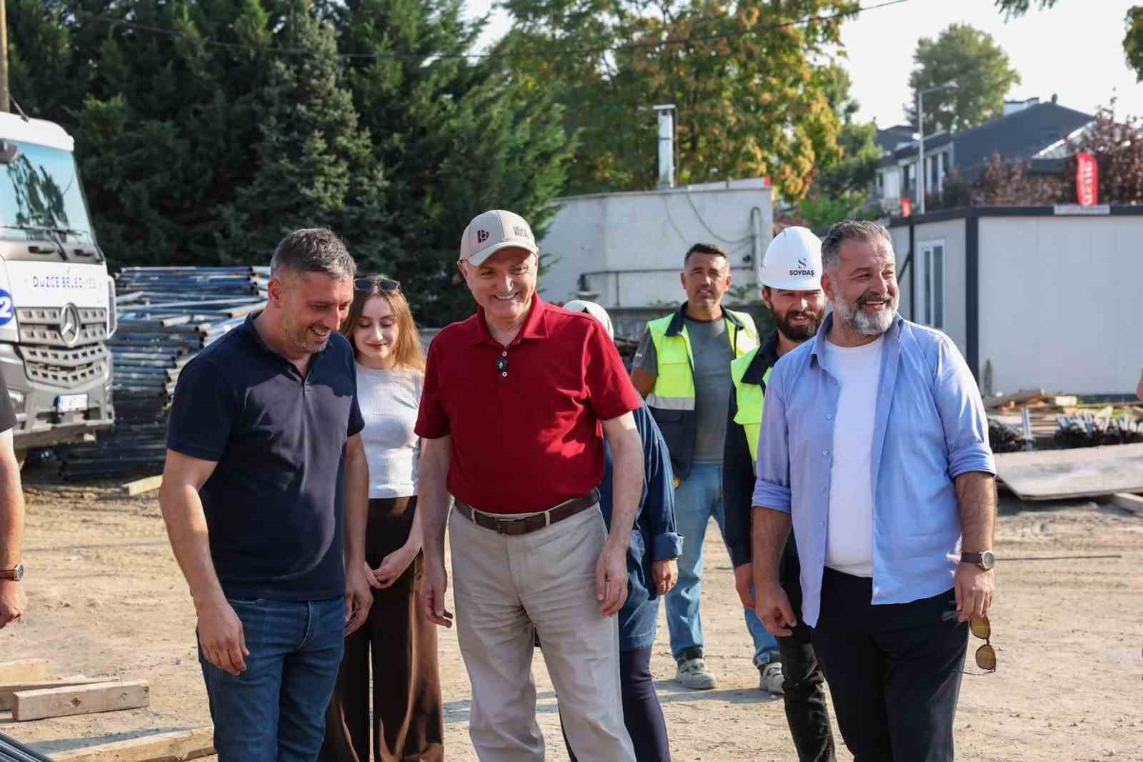 Cedidiye Kent Meydanı ve 19 Mayıs Spor Kampüsü inşaatında sona doğru
