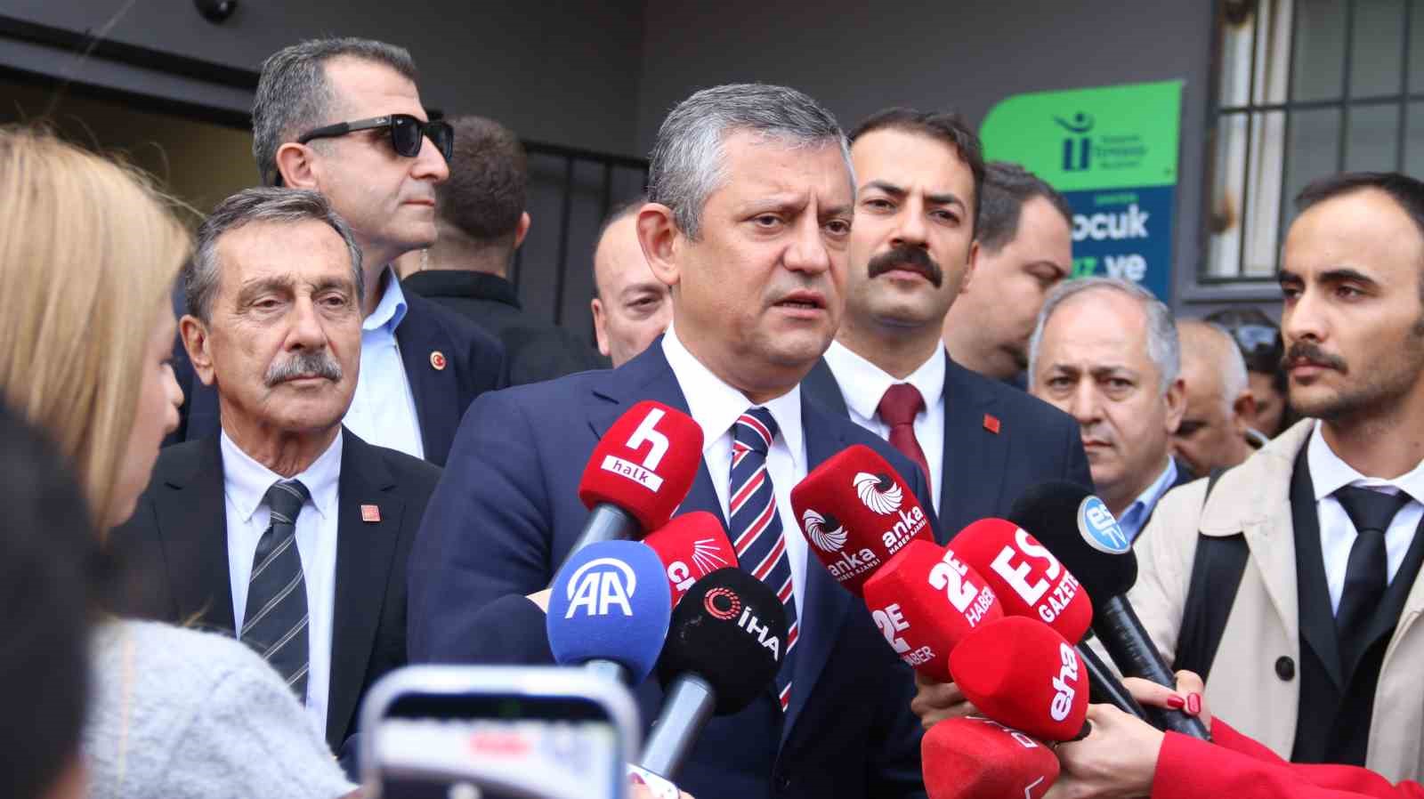 CHP Genel Başkanı Özel hakkında açılan soruşturma ile ilgili konuştu: "Ben ortaya söylemişim, üstüne alınana bak"
