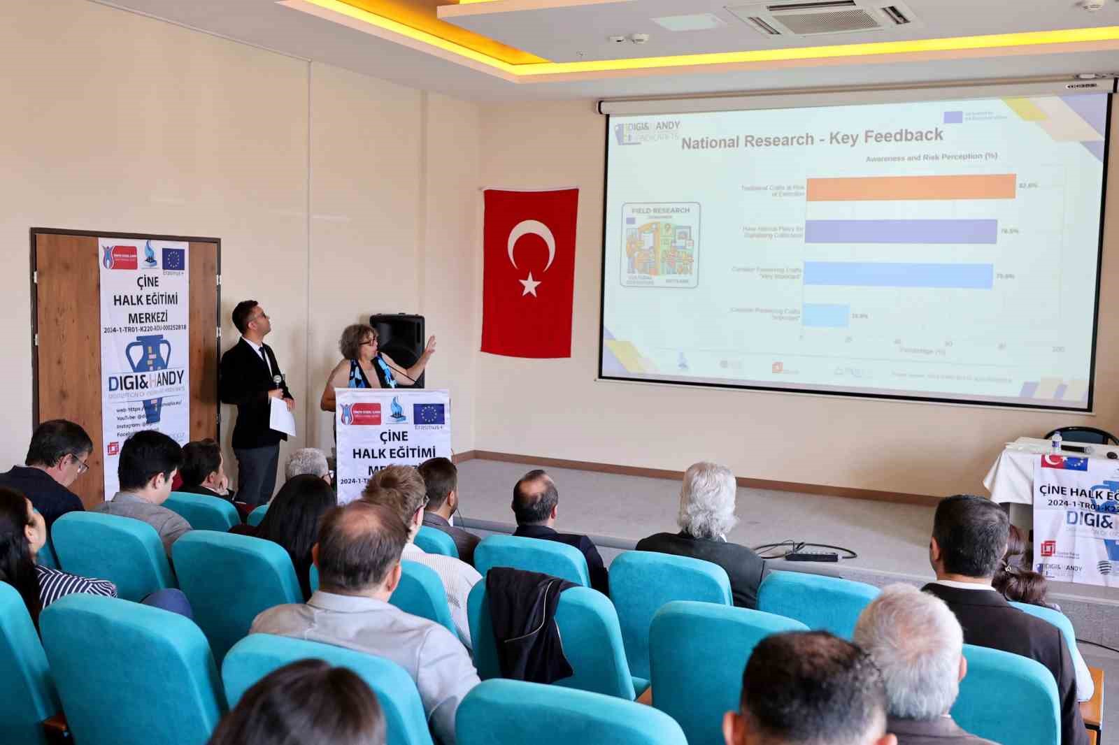 Çine’de unutulmaya yüz tutmuş el sanatları dijital ortama taşınıyor
