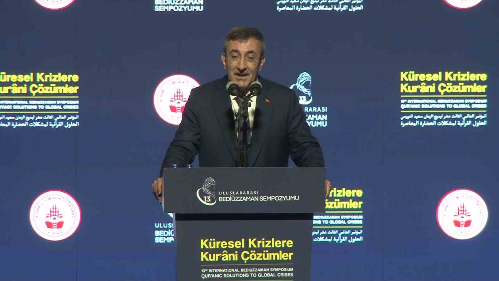 Cumhurbaşkanı Yardımcısı Cevdet Yılmaz: "FETÖ dediğimiz yapılanma insanların aklına ipotek koyup onları adeta makineye dönüştürdü"
