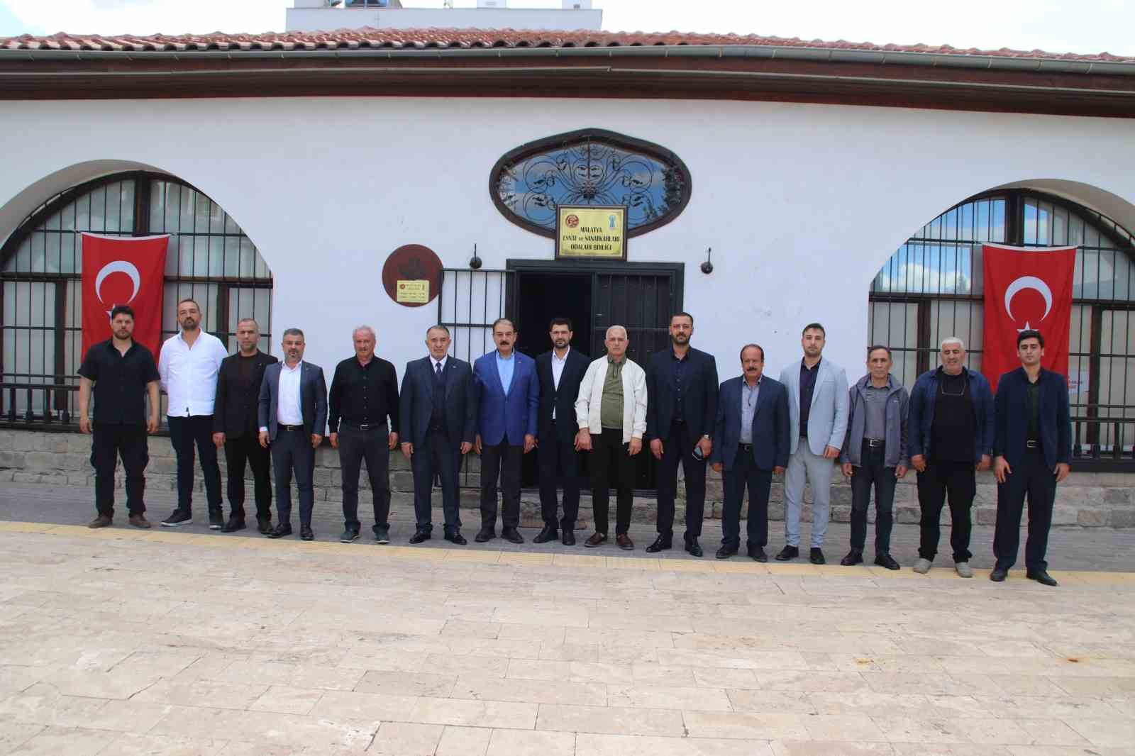 Demiryol-İş heyetinden MESOB’a tebrik ziyareti
