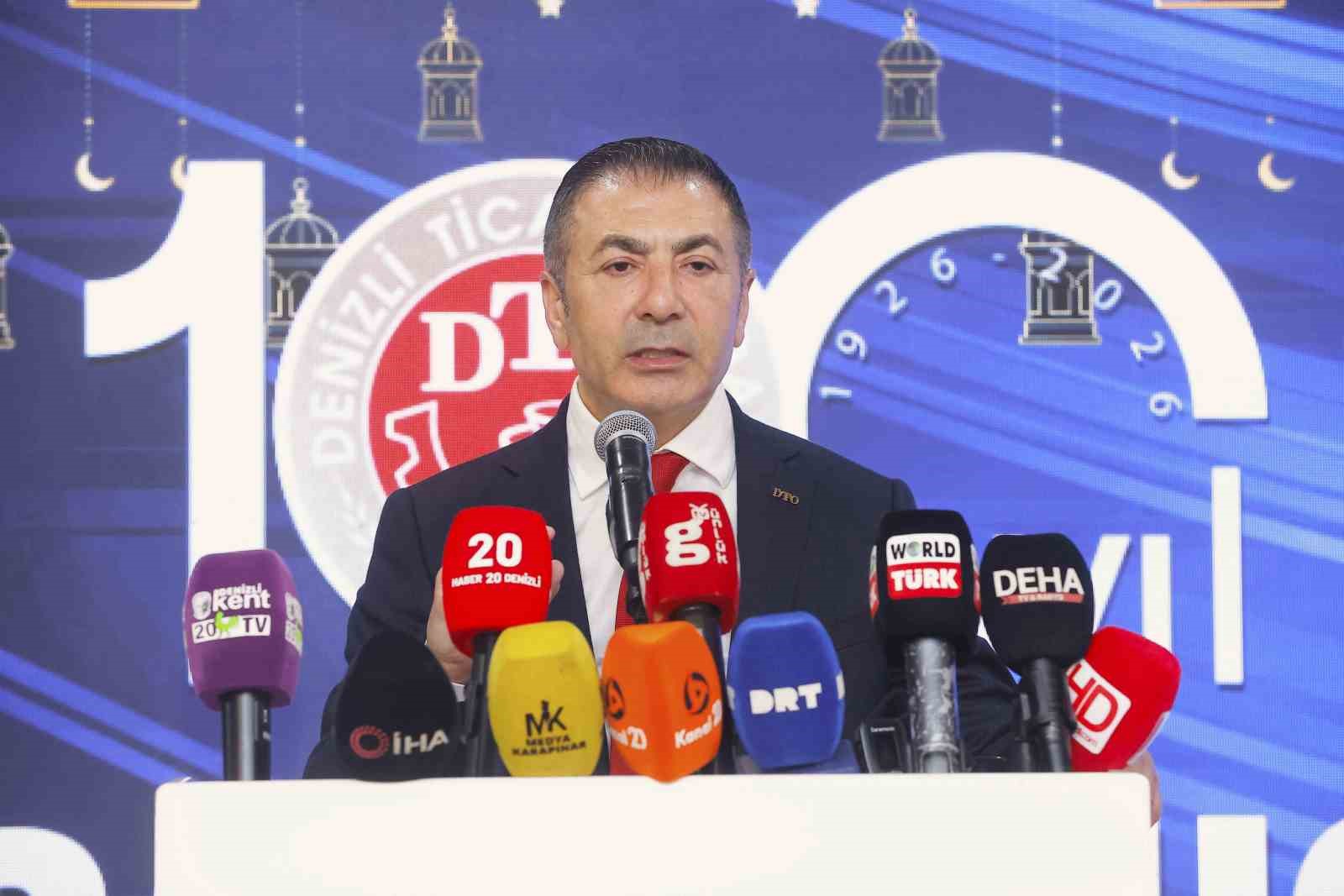 Denizli Ticaret Odası ş dünyasını aynı salonda buluşturdu
