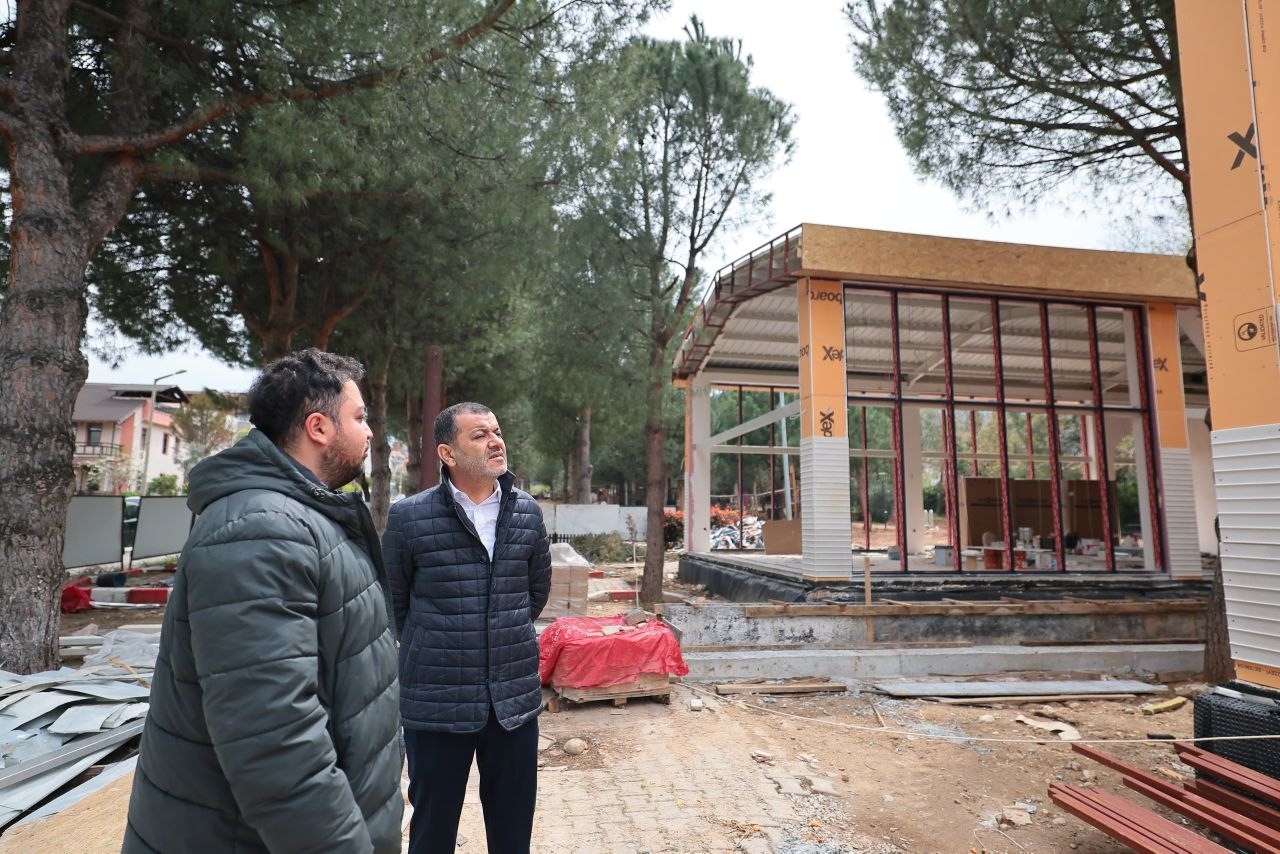 Denizli’nin modern sosyal tesisi hızla yükseliyor
