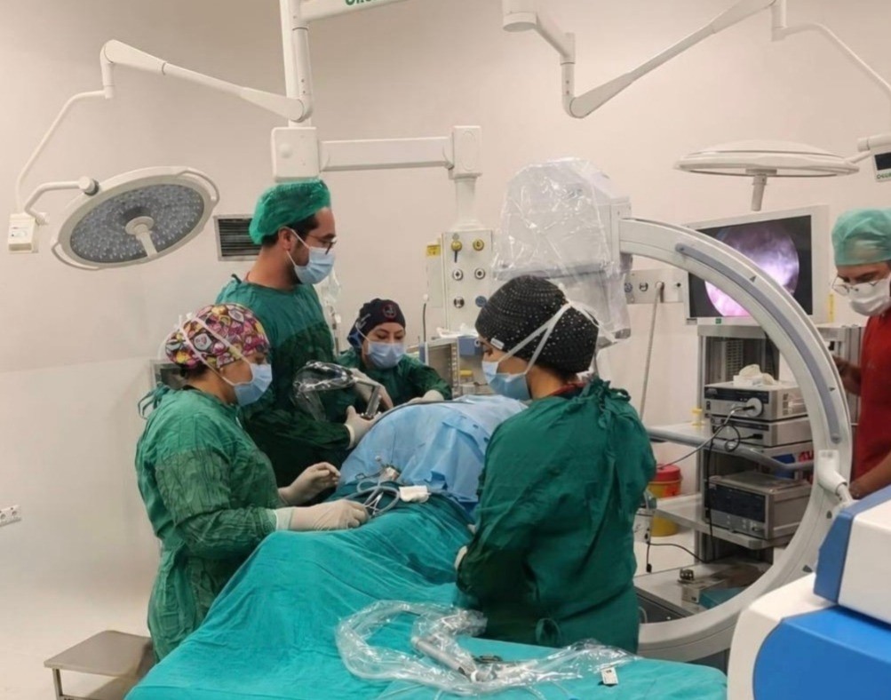 Dinar Devlet Hastanesinde bir ilk gerçekleştirildi
