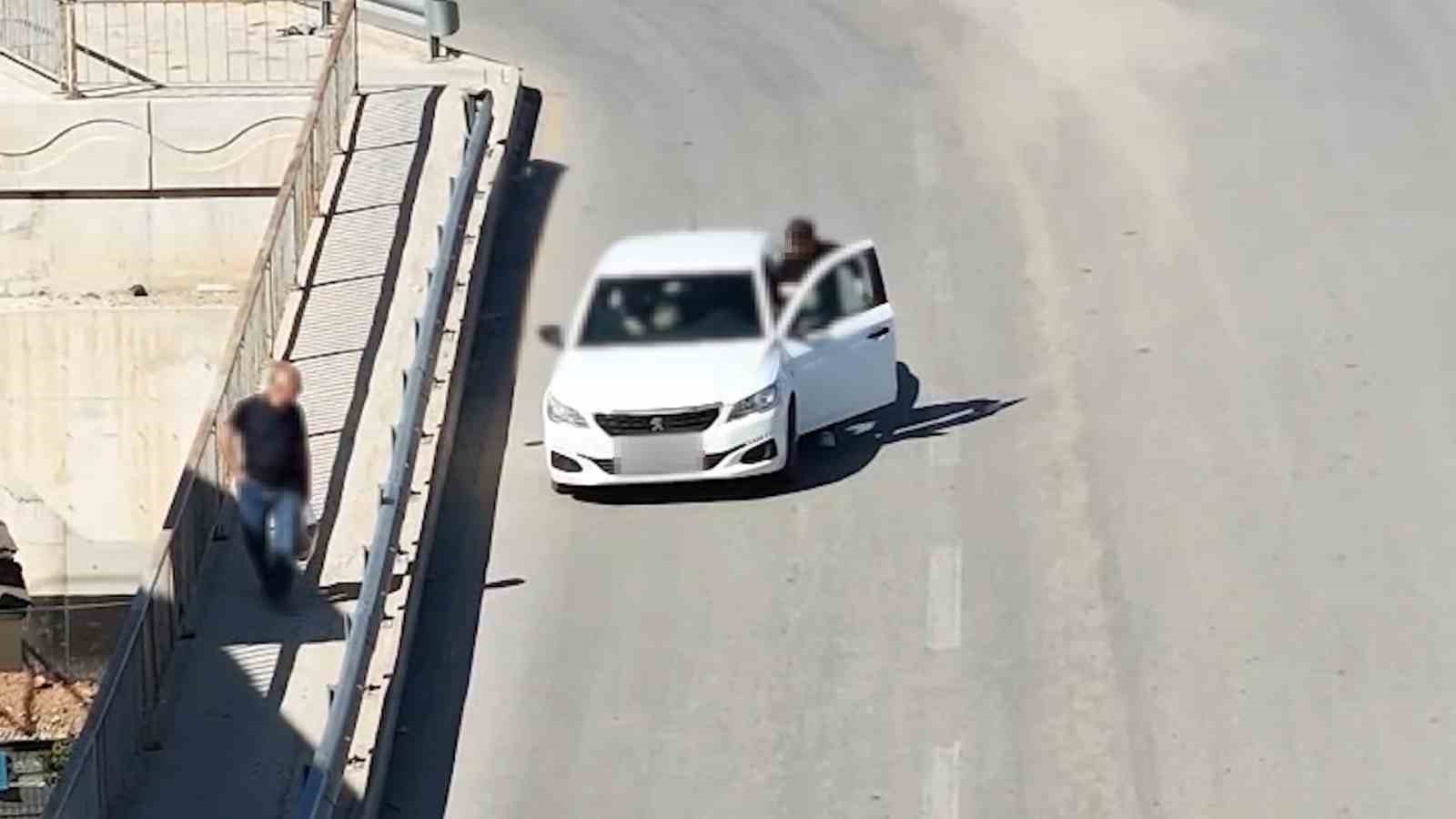 Ehliyetsiz sürücünün koltuk hamlesi drona takıldı: 240 bin lira ceza uygulandı
