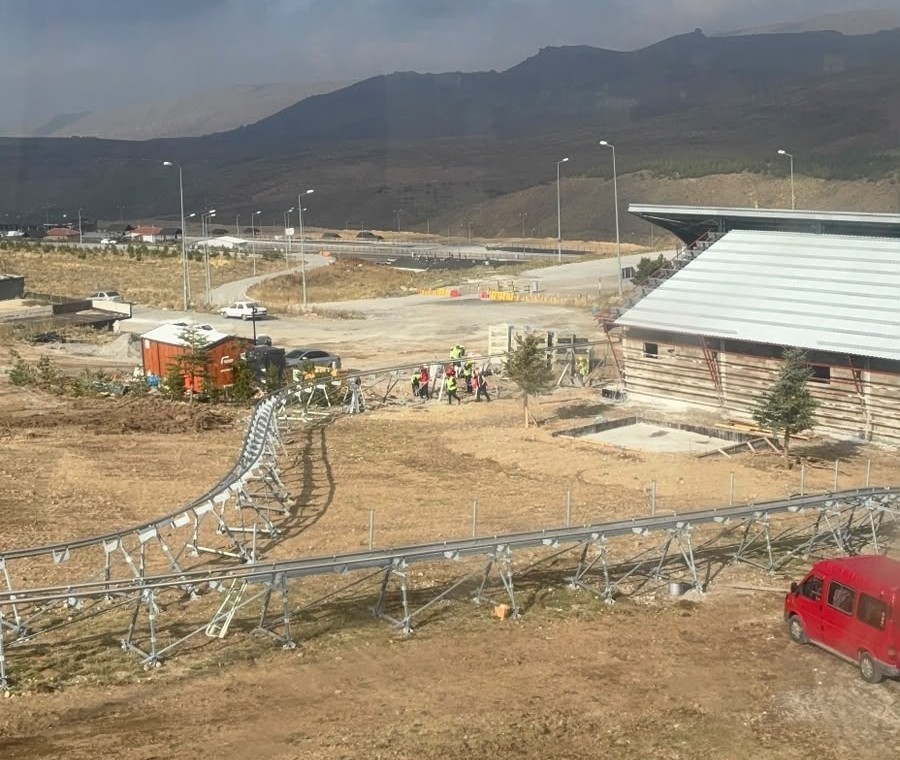 Erciyes’te dağ kızağı projesinde çalışmalar hızla sürüyor

