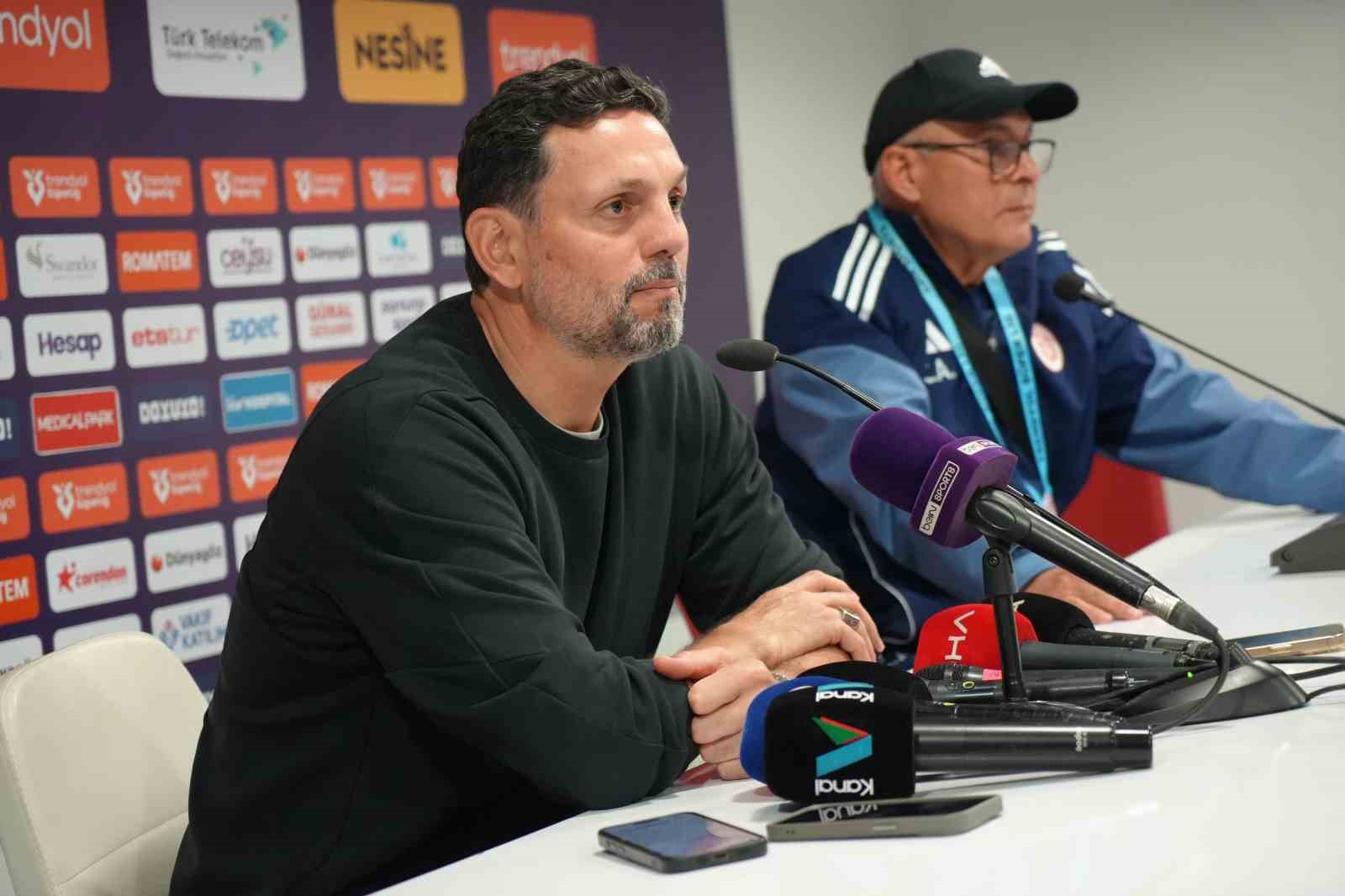 Erol Bulut: "Kontrataktan üç gol yerseniz kazanmanız zor oluyor"
