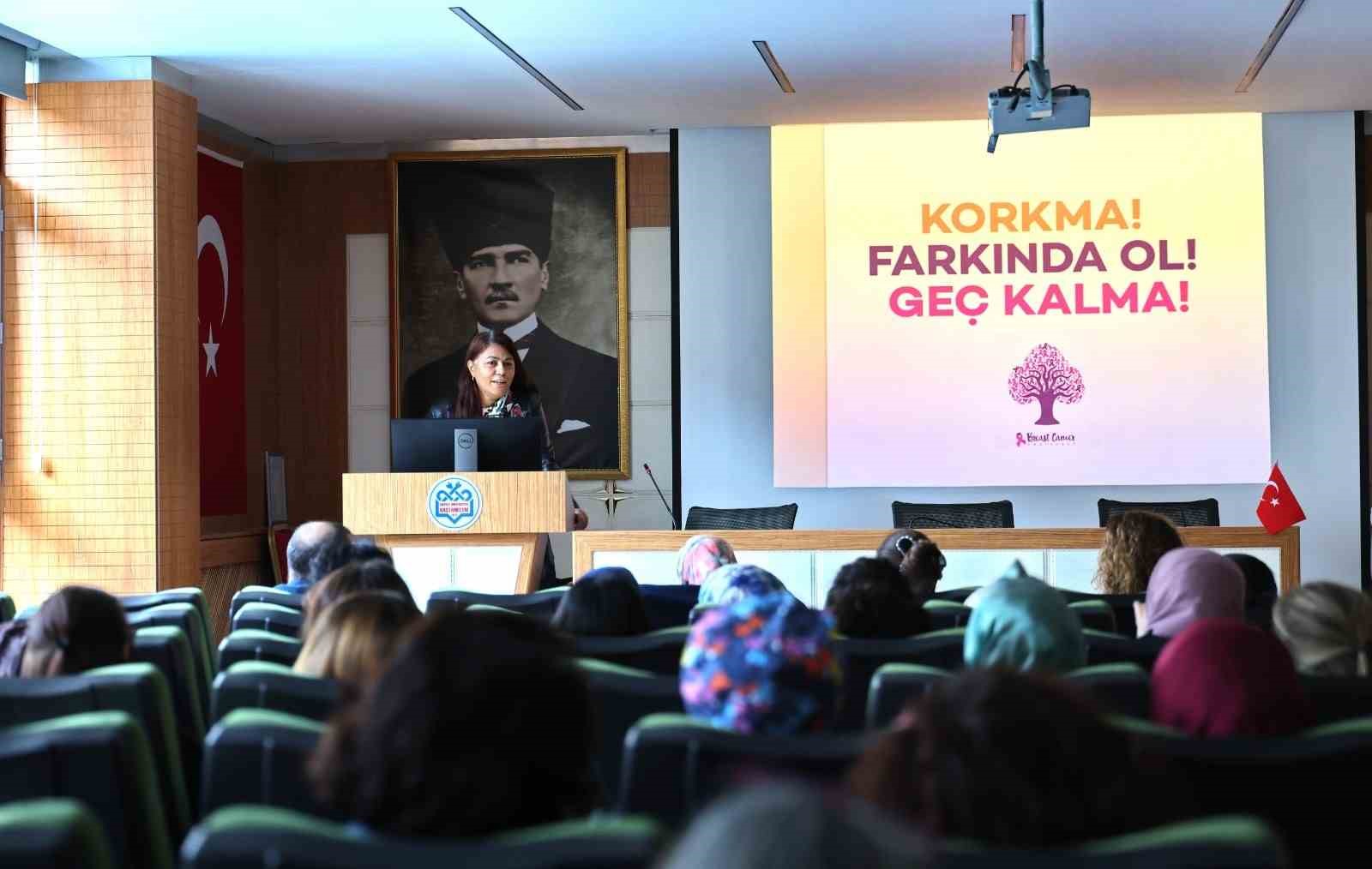 ERÜ Hastanelerinde, "Meme Kanseri Farkındalık Konferansı" düzenlendi
