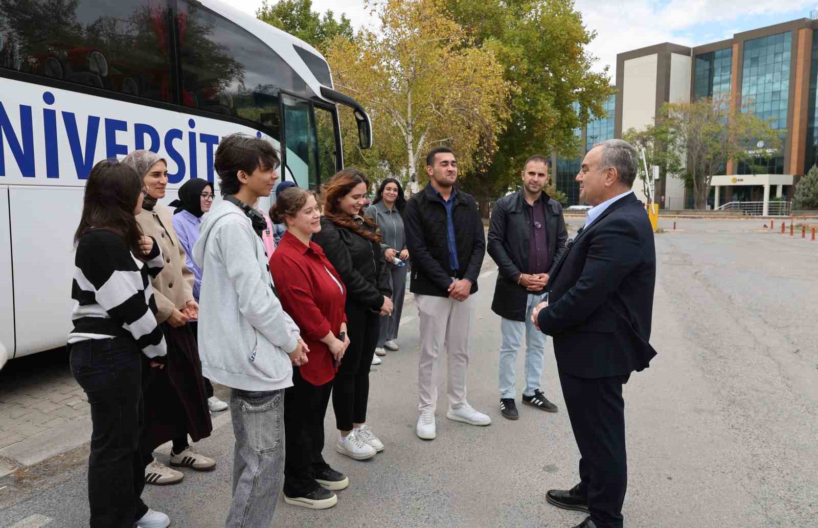 ERÜ’de Kayseri Kültür Yolu Turu düzenlendi
