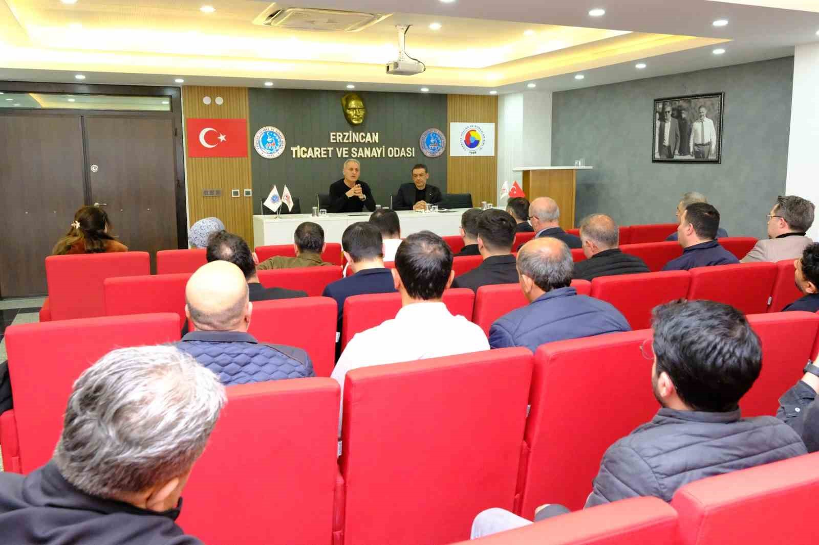 Erzincan’da dayanıklı tüketim malları sektörüne yönelik istişare toplantısı
