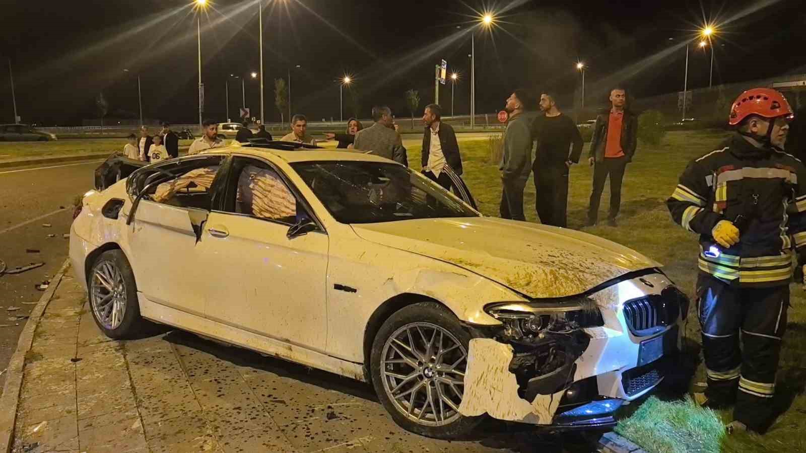Erzurum’da araçlar çarpıştı: 2 yaralı
