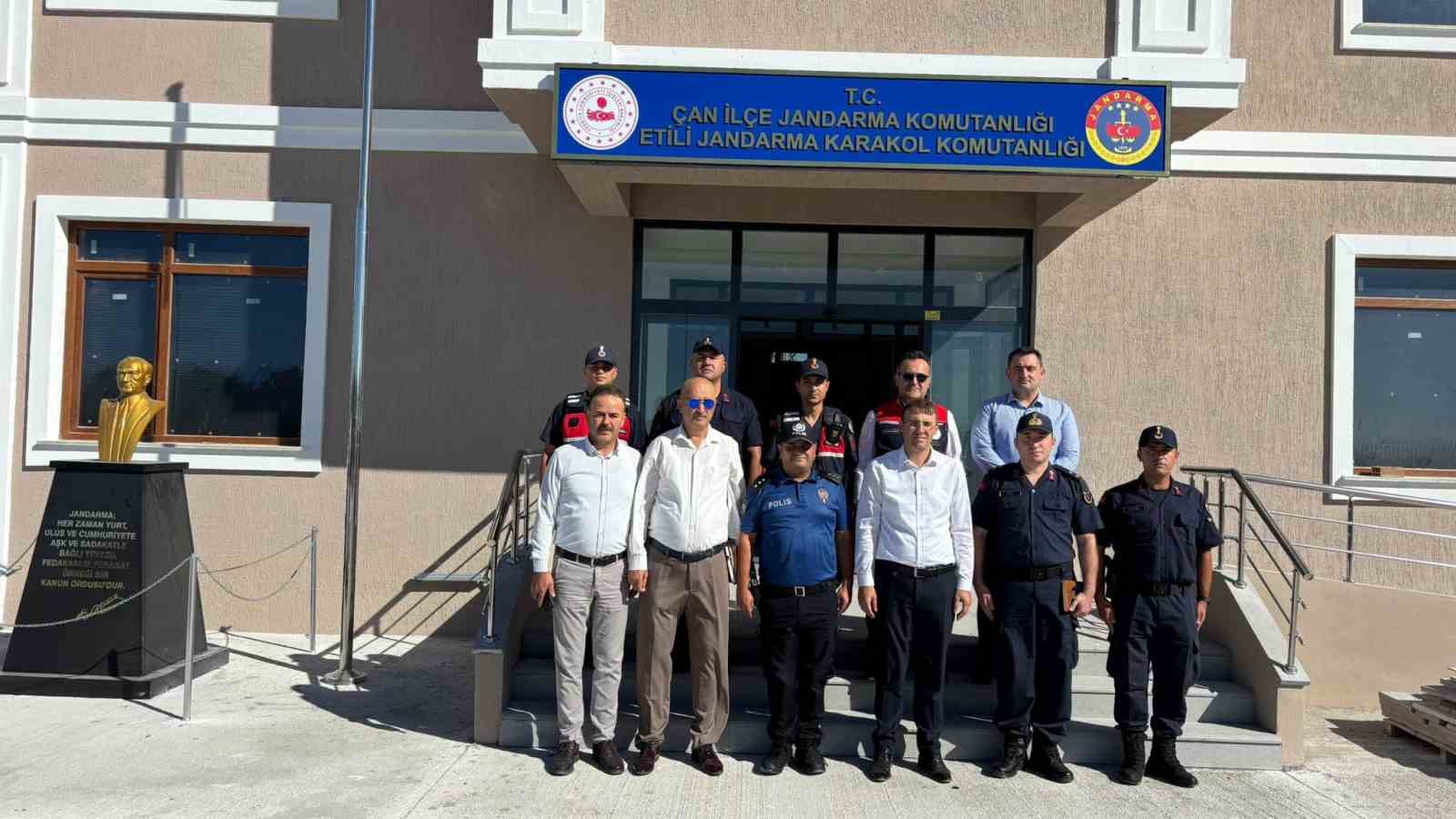 Etili köyü jandarma karakolunda inceleme yapıldı
